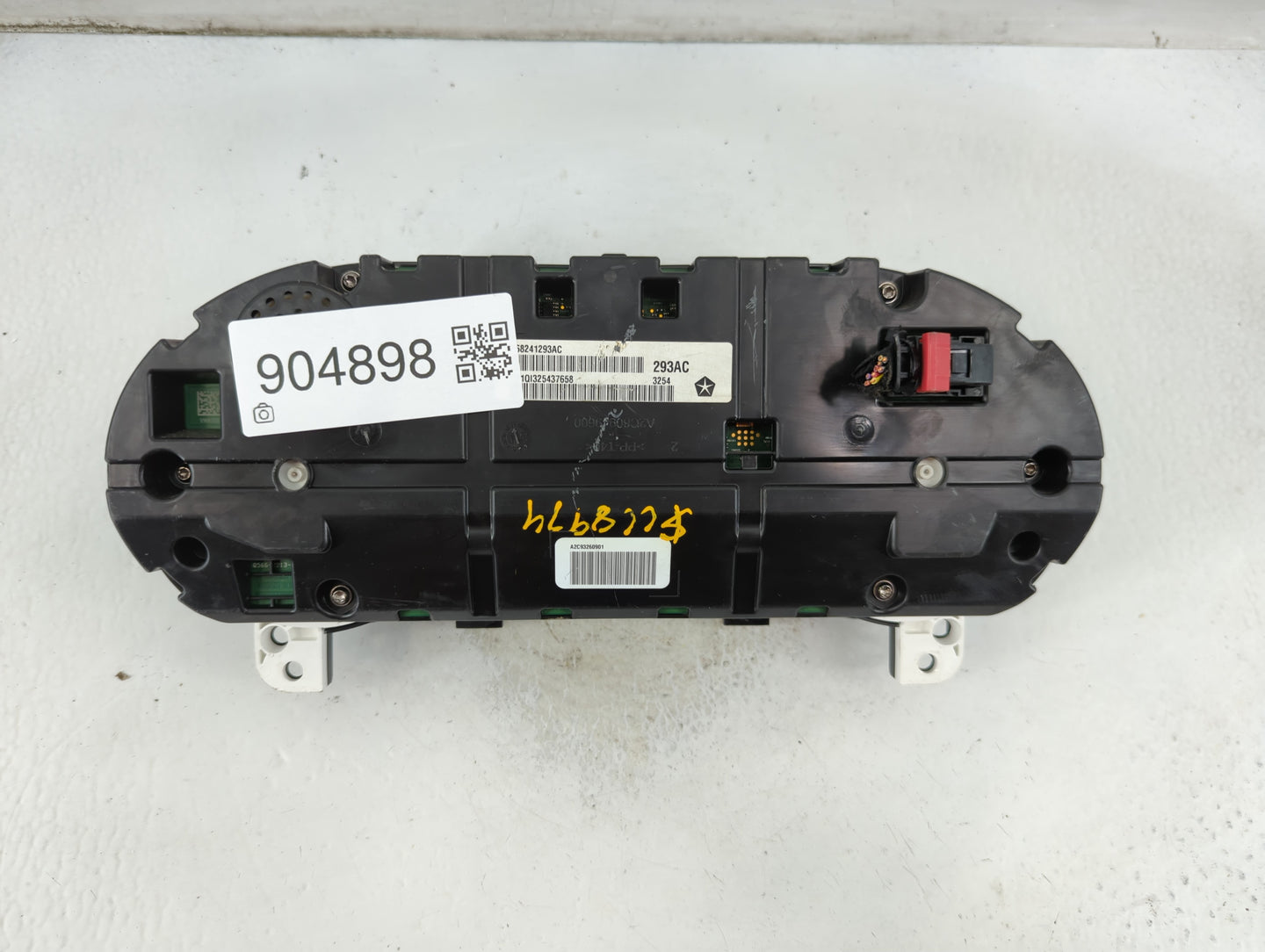 2015 Jeep Cherokee Instrument Cluster Speedometer Gauges P/N:68241293AC Fits OEM Used Auto Parts - Oemusedautoparts1.com