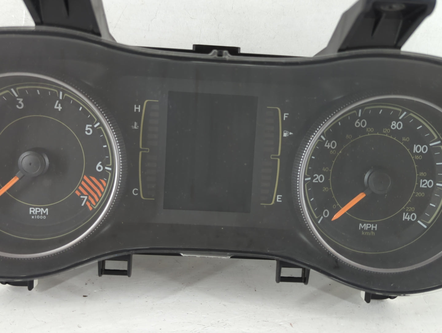 2015 Jeep Cherokee Instrument Cluster Speedometer Gauges P/N:P68241293AC Fits OEM Used Auto Parts - Oemusedautoparts1.com