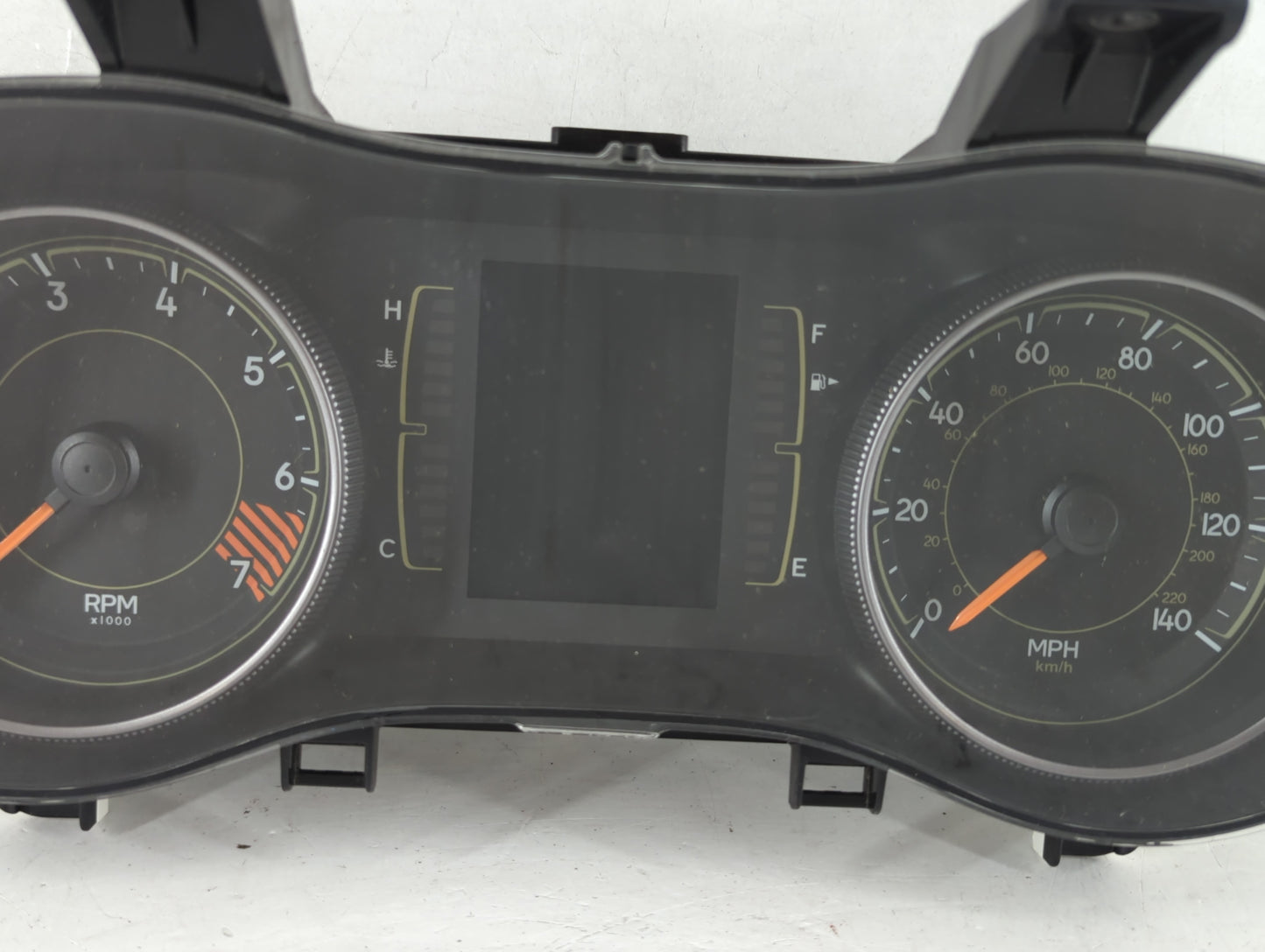 2015 Jeep Cherokee Instrument Cluster Speedometer Gauges P/N:P68241293AC Fits OEM Used Auto Parts - Oemusedautoparts1.com