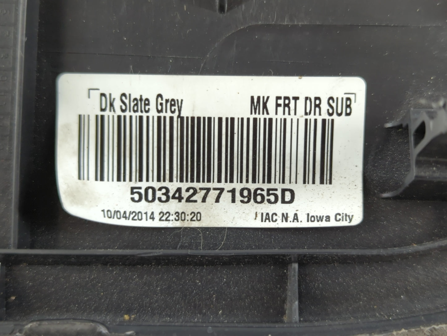 2015 Jeep Compass Master Power Window Switch Replacement Driver Side Left P/N:50342771965D Fits OEM Used Auto Parts - Oemuse