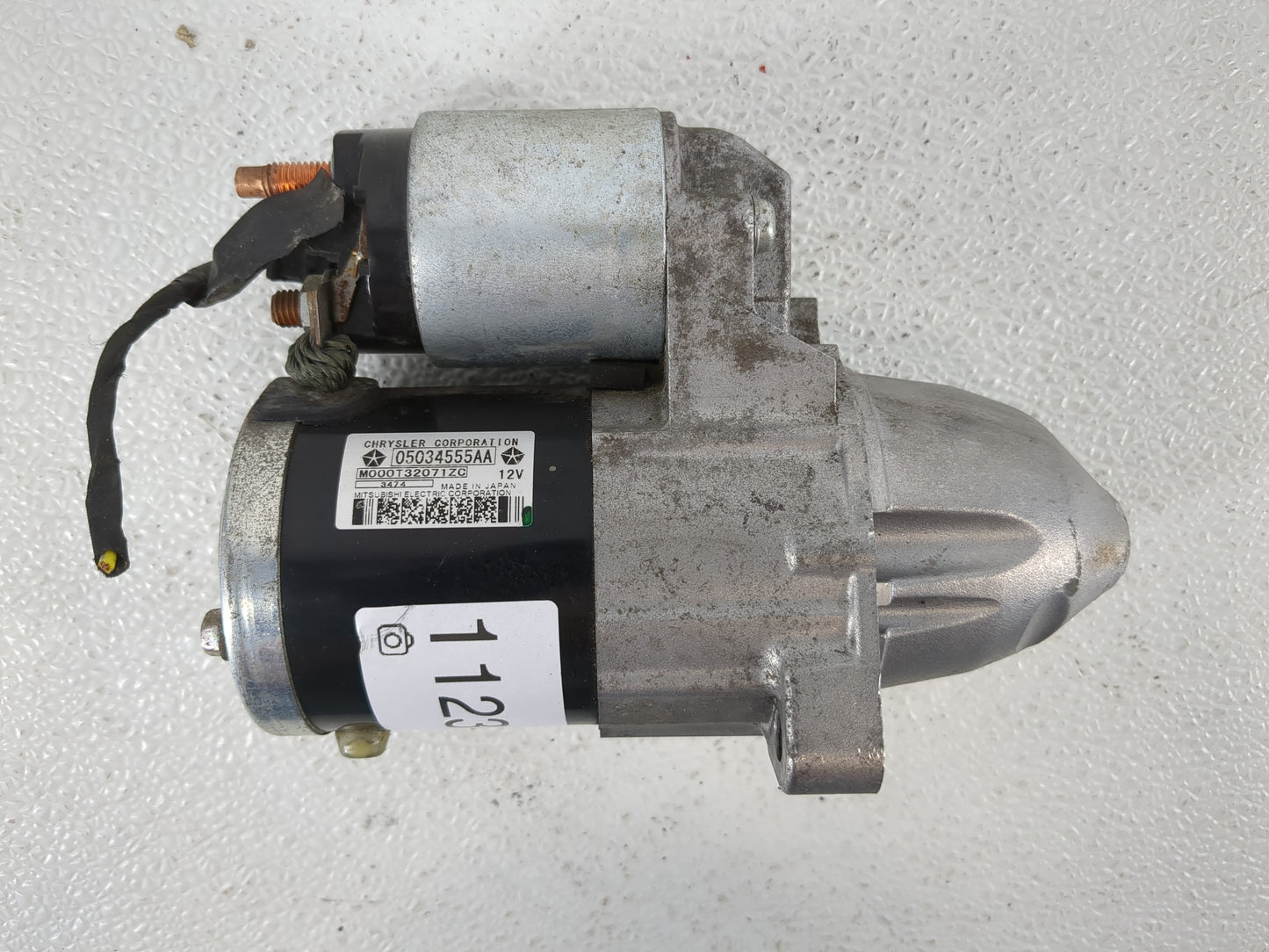 2015 Jeep Compass Car Starter Motor Solenoid OEM P/N:05034555AA Fits OEM Used Auto Parts - Oemusedautoparts1.com