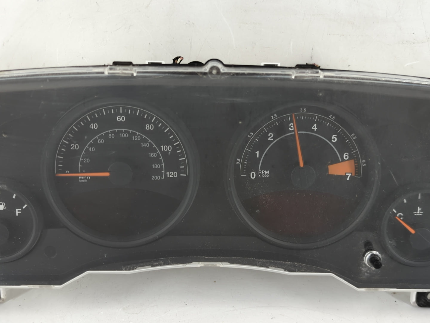 2015-2017 Jeep Compass Instrument Cluster Speedometer Gauges P/N:68233464AC Fits Fits 2015 2016 2017 OEM Used Auto Parts - O