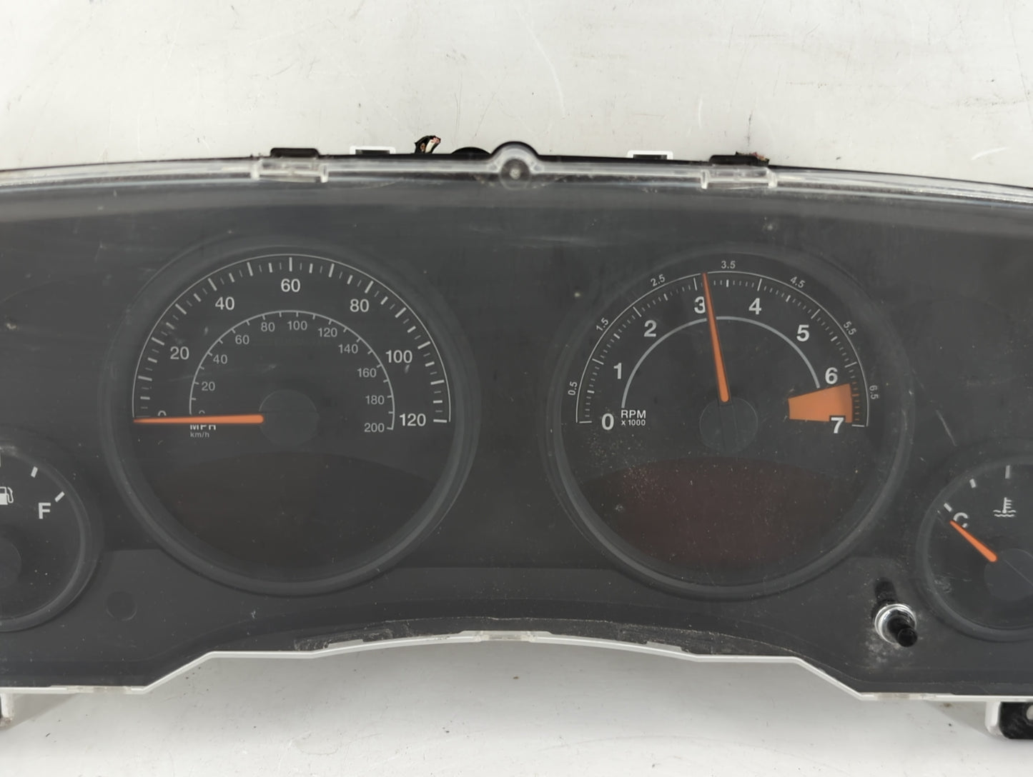 2015-2017 Jeep Compass Instrument Cluster Speedometer Gauges P/N:68233464AC Fits Fits 2015 2016 2017 OEM Used Auto Parts - O