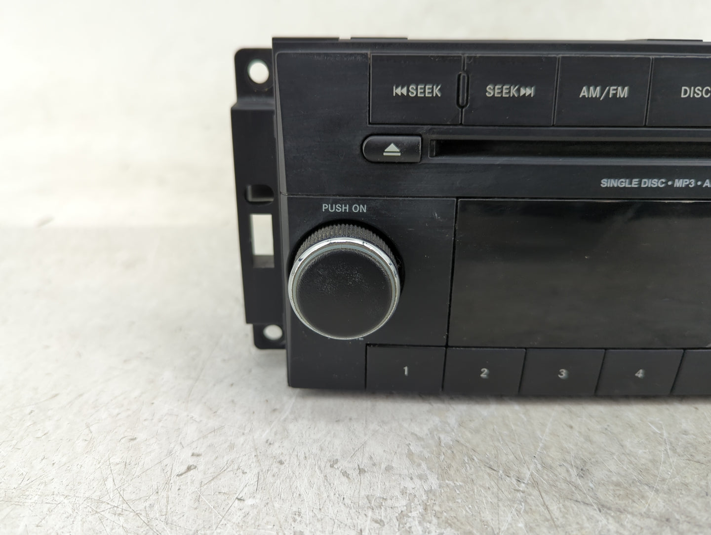 2015 Jeep Compass Radio AM FM Cd Player Receiver Replacement P/N:P05091195AC Fits Fits 2013 2014 2016 2017 OEM Used Auto Par