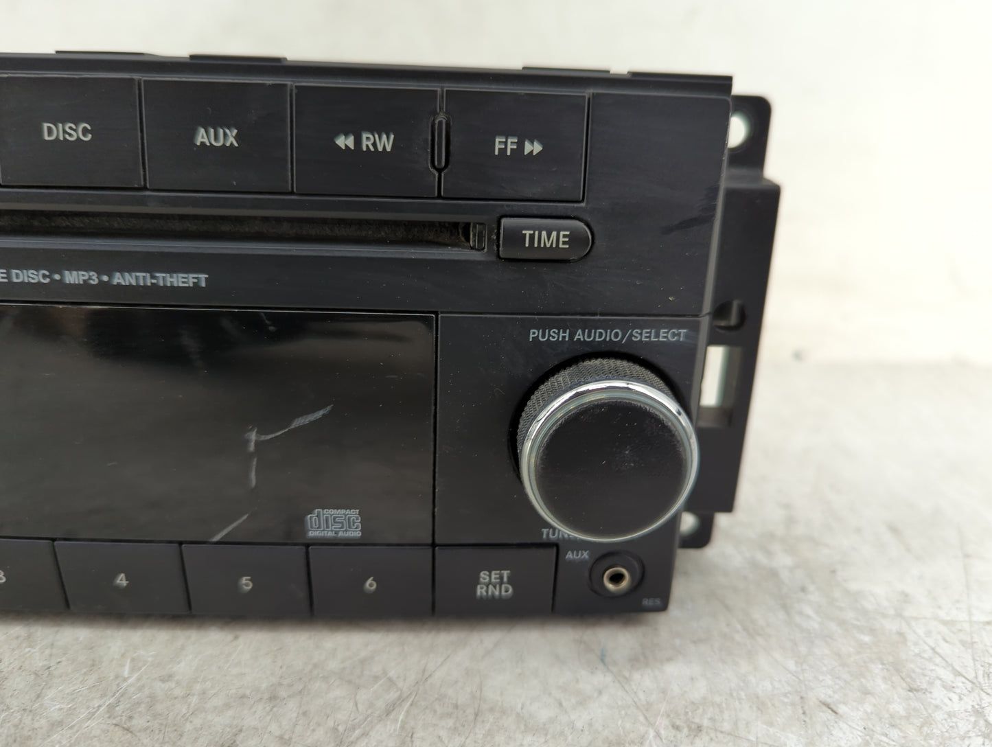 2015 Jeep Compass Radio AM FM Cd Player Receiver Replacement P/N:P05091195AC Fits Fits 2013 2014 2016 2017 OEM Used Auto Par