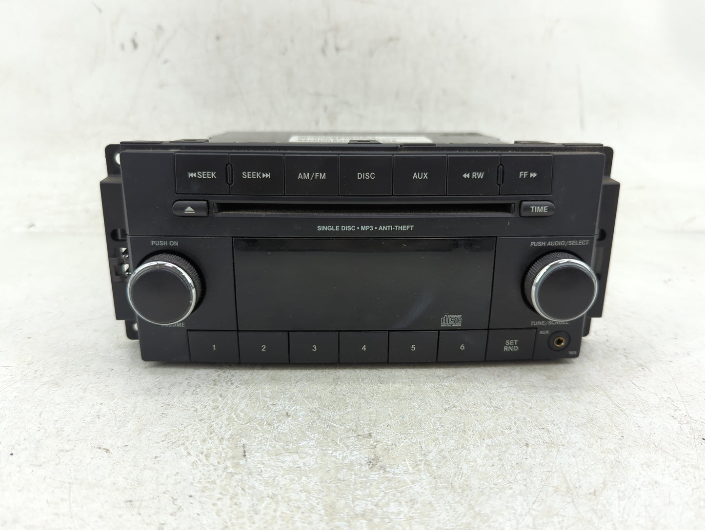 2012-2017 Jeep Compass Radio AM FM Cd Player Receiver Replacement P/N:P05091195AC Fits Fits 2012 2013 2014 2015 2016 2017 OE