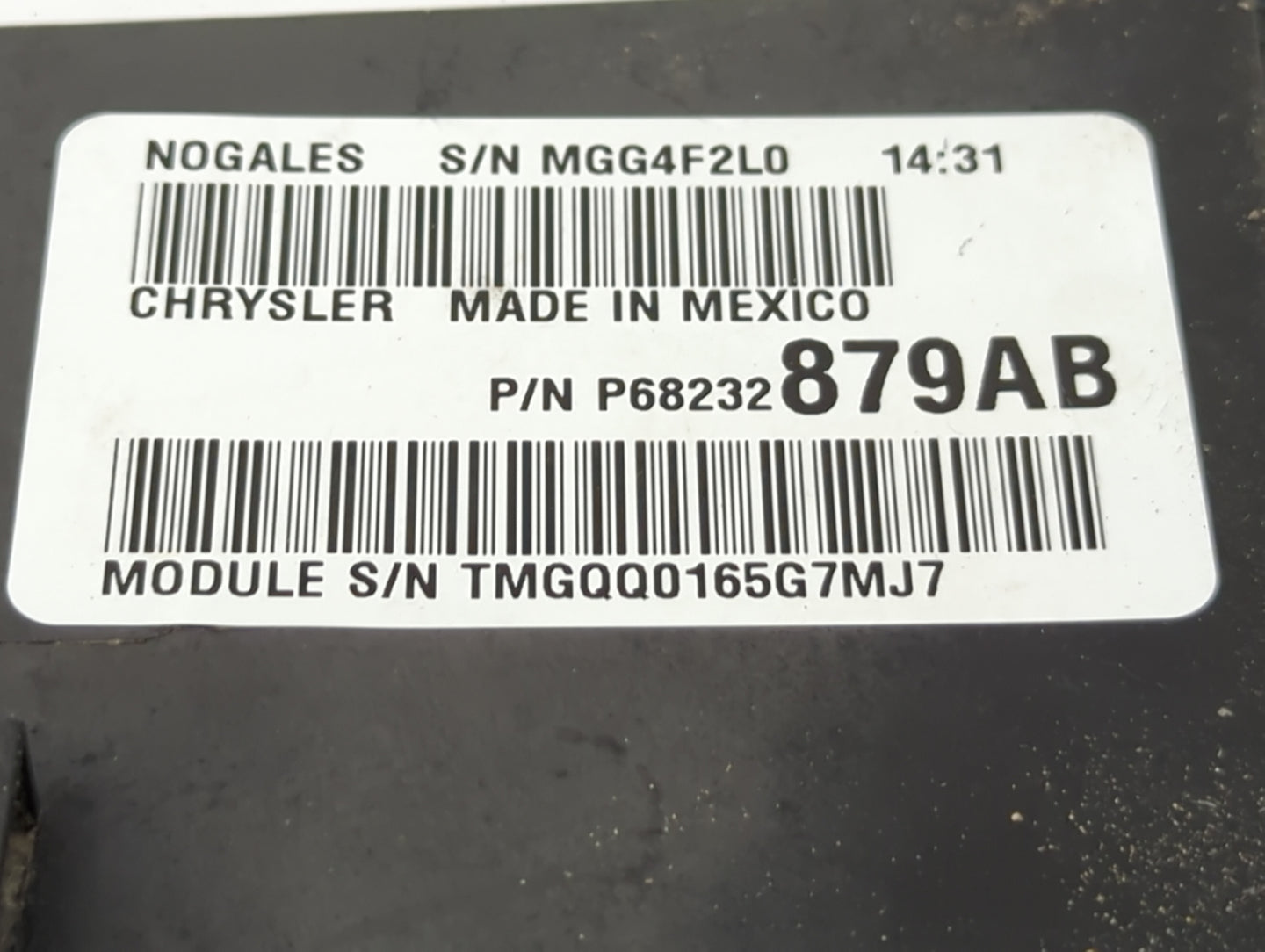 2015-2015 Jeep Compass Fusebox Fuse Box Relay Module Tipm P68232879ab - Oemusedautoparts1.com