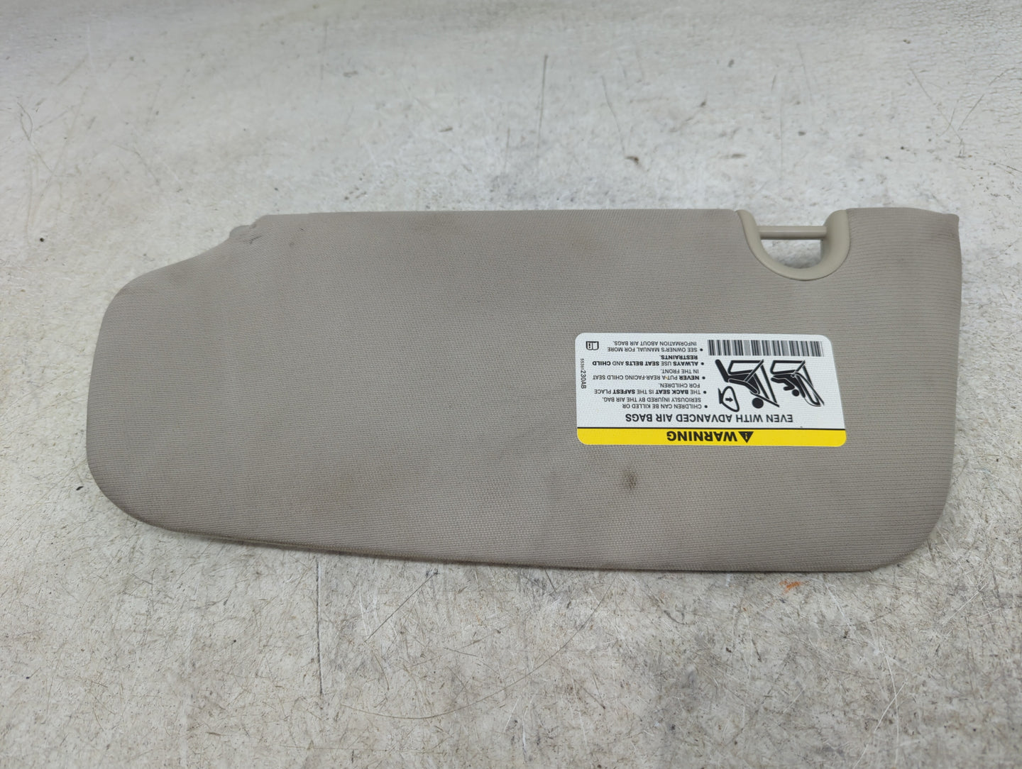 2010-2017 Jeep Compass Sun Visor Shade Replacement Passenger Right Mirror Fits Fits 2010 2011 2012 2013 2014 2015 2016 2017 
