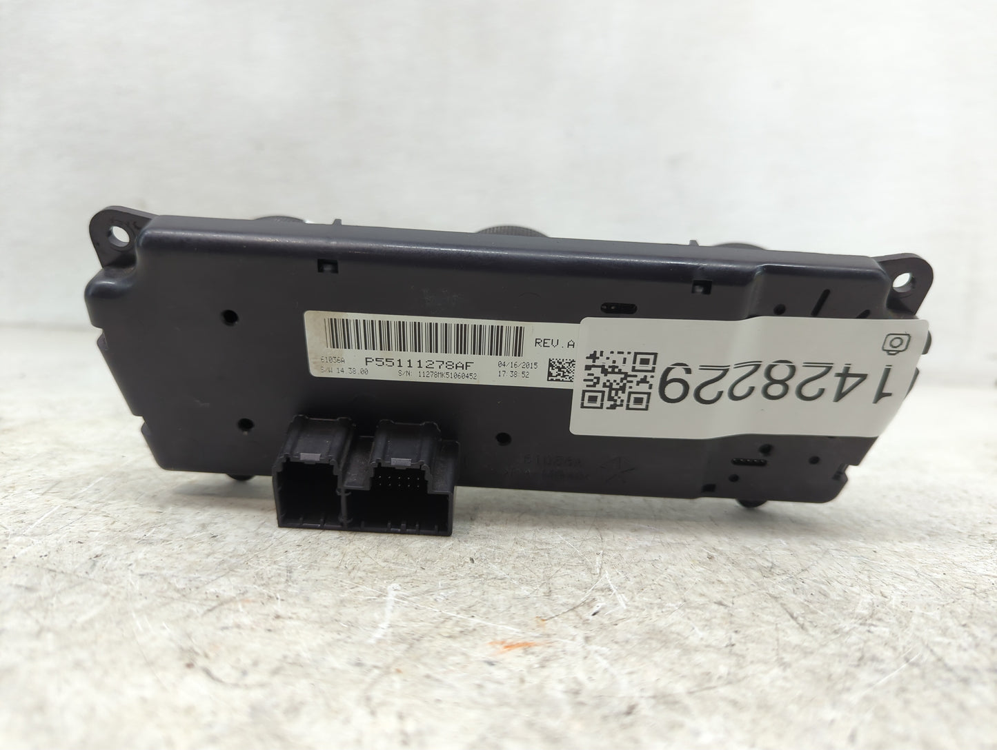 2015 Jeep Compass Climate Control Module Temperature AC/Heater Replacement P/N:P55111278AF Fits Fits 2011 2012 2013 2014 201