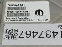 2013-2017 Jeep Compass PCM Engine Control Computer ECU ECM PCU OEM P/N:P05150941AB T00EM1565B48MM Fits OEM Used Auto Parts -