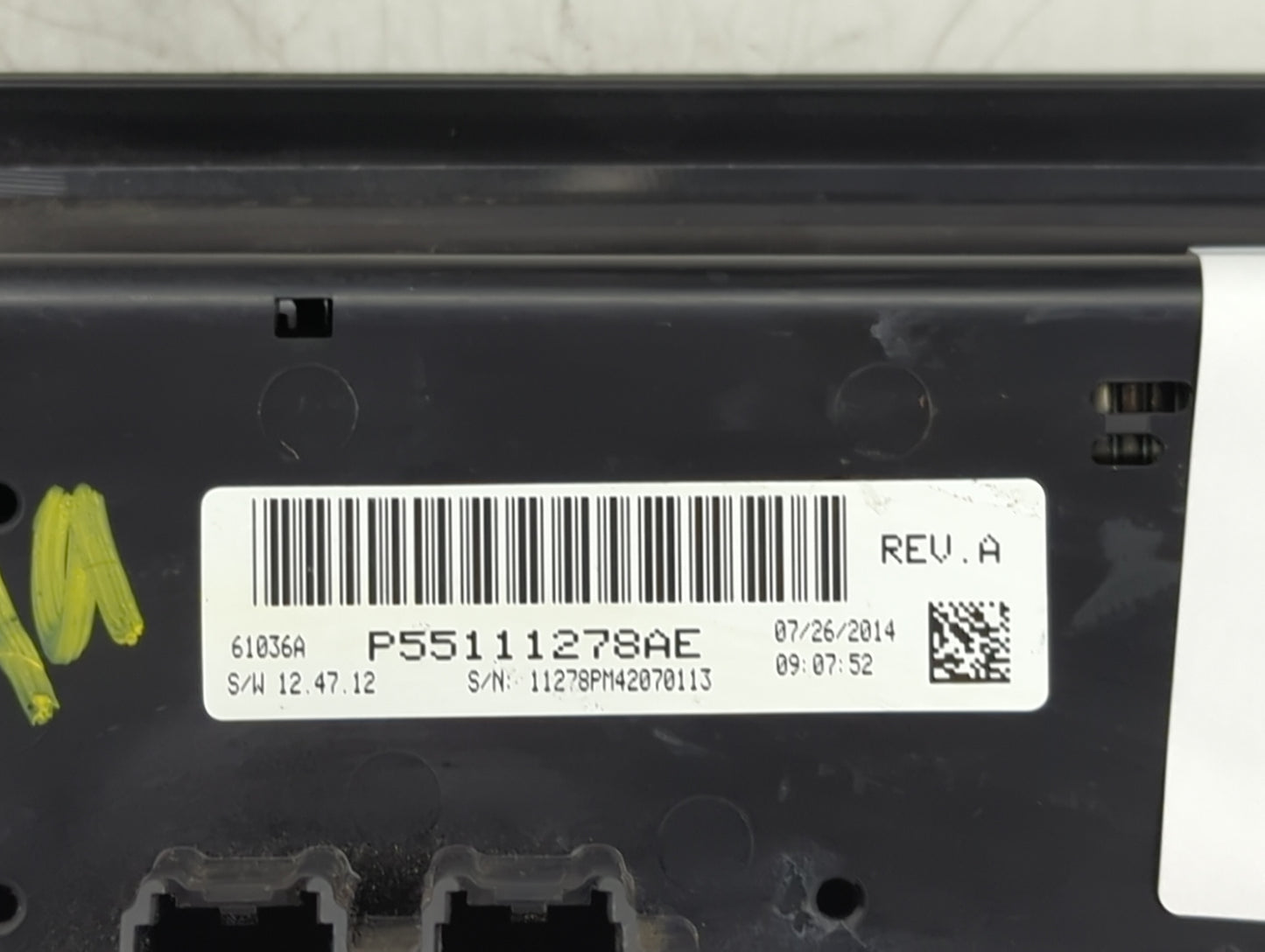 2015 Jeep Compass Climate Control Module Temperature AC/Heater Replacement P/N:P55111278AE Fits Fits 2011 2012 2013 2014 201