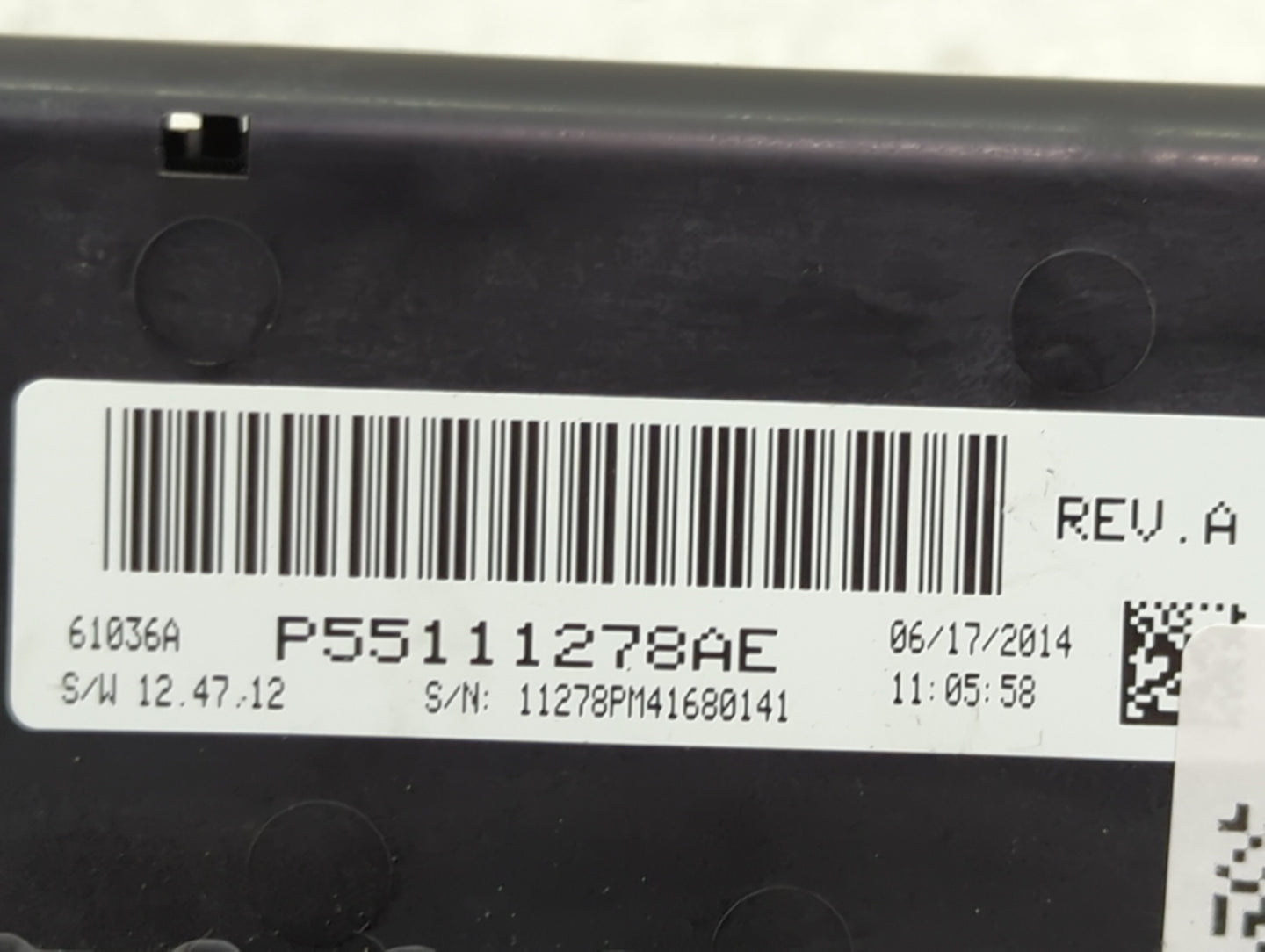 2015 Jeep Compass Climate Control Module Temperature AC/Heater Replacement P/N:P55111278AE Fits Fits 2011 2012 2013 2014 201