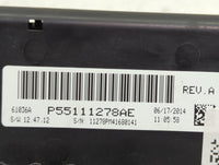 2015 Jeep Compass Climate Control Module Temperature AC/Heater Replacement P/N:P55111278AE Fits Fits 2011 2012 2013 2014 201