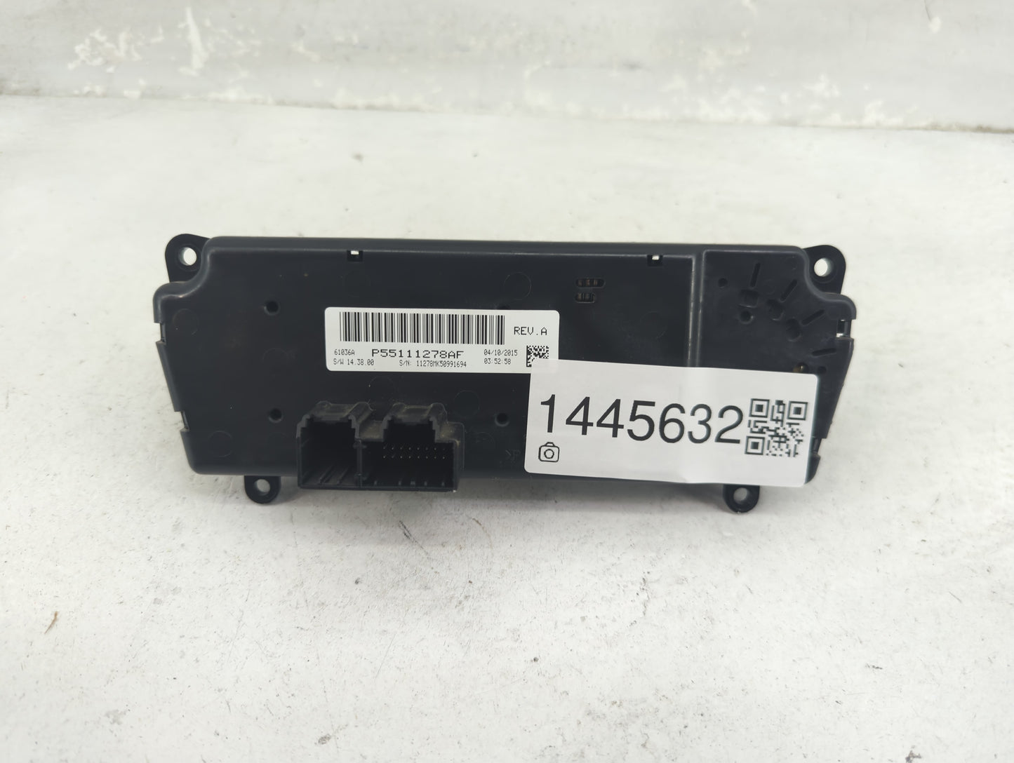 2015 Jeep Compass Climate Control Module Temperature AC/Heater Replacement P/N:P55111278AF Fits Fits 2011 2012 2013 2014 201