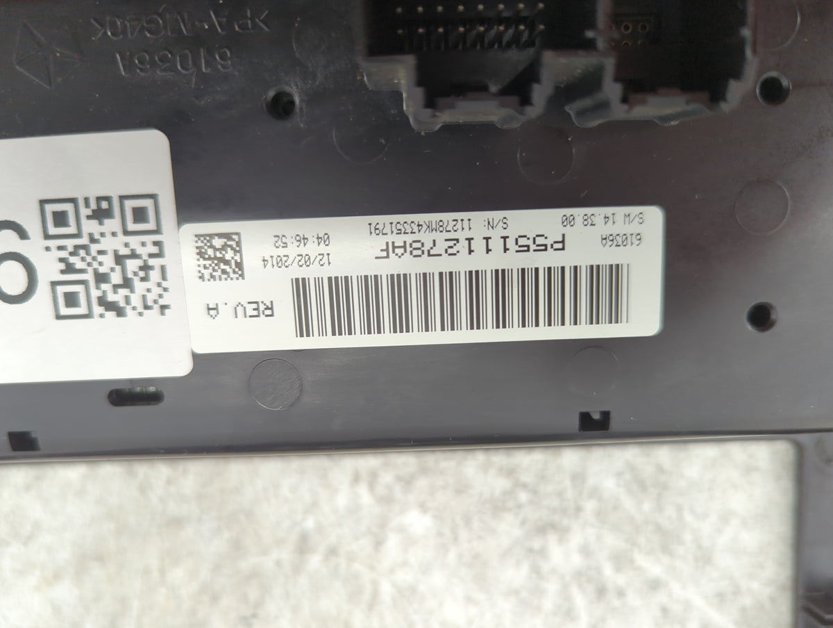 2015 Jeep Compass Climate Control Module Temperature AC/Heater Replacement P/N:P55111278AF Fits Fits 2011 2012 2013 2014 201