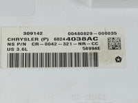 2015 Jeep Grand Cherokee Instrument Cluster Speedometer Gauges P/N:68244038AC Fits OEM Used Auto Parts - Oemusedautoparts1.c
