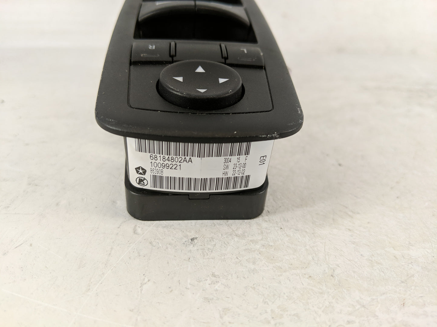 2014-2015 Jeep Grand Cherokee Master Power Window Switch Replacement Driver Side Left P/N:68184802AA Fits Fits 2014 2015 OEM