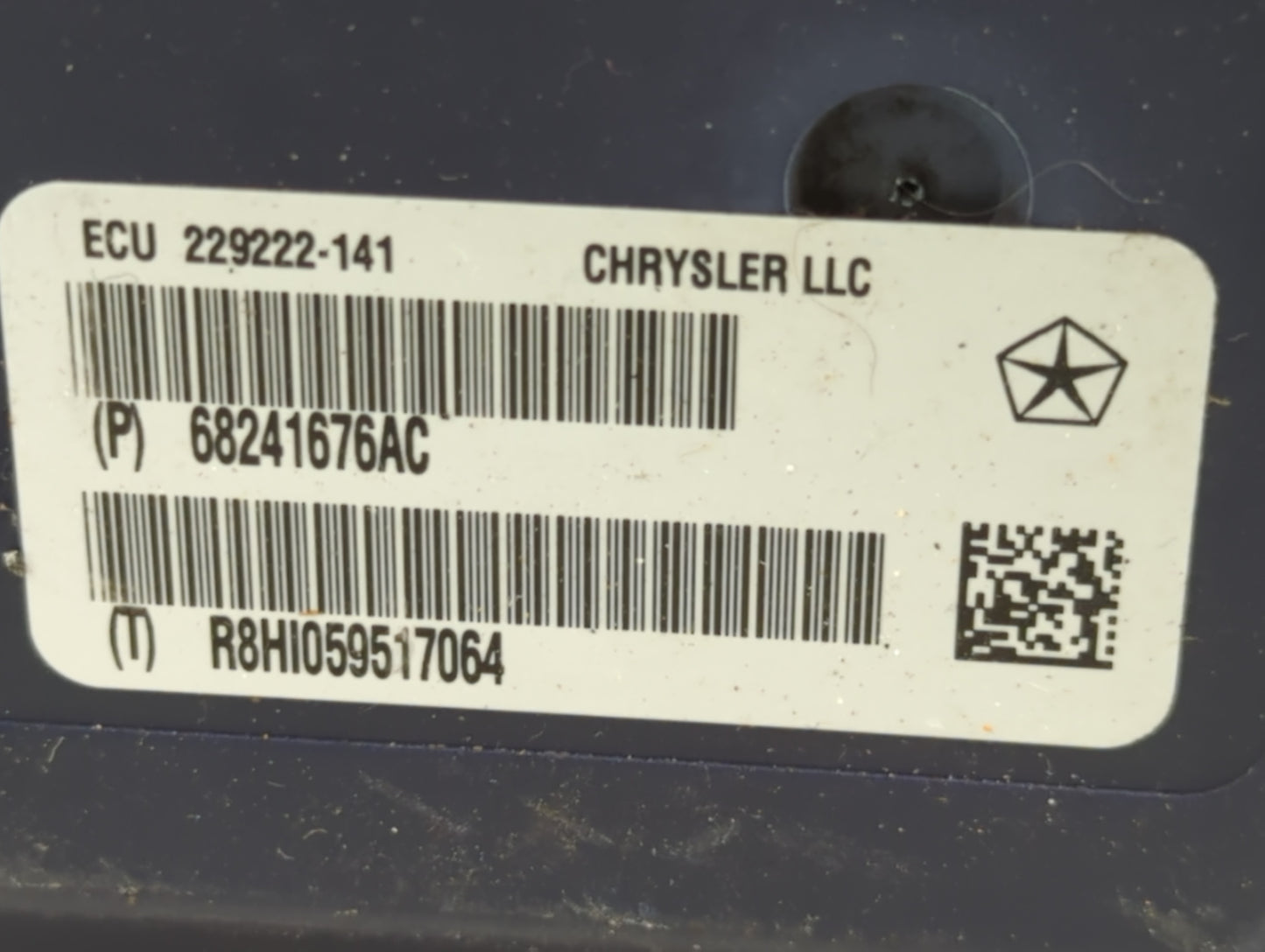 2015 Jeep Grand Cherokee ABS Pump Control Module Replacement P/N:68241676AC Fits OEM Used Auto Parts - Oemusedautoparts1.com