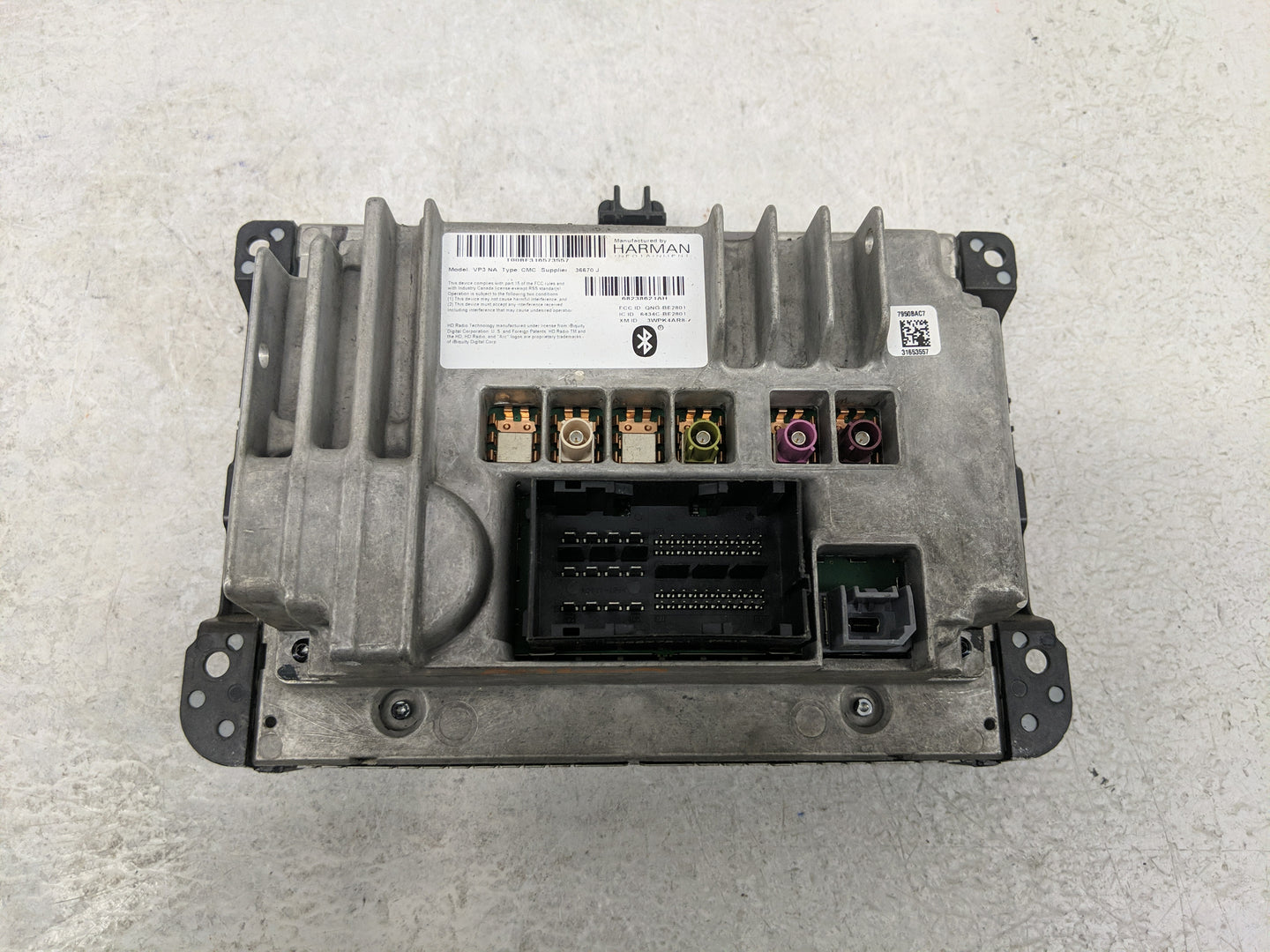 2015 Jeep Grand Cherokee Radio AM FM Cd Player Receiver Replacement P/N:68238621AH Fits OEM Used Auto Parts - Oemusedautopar