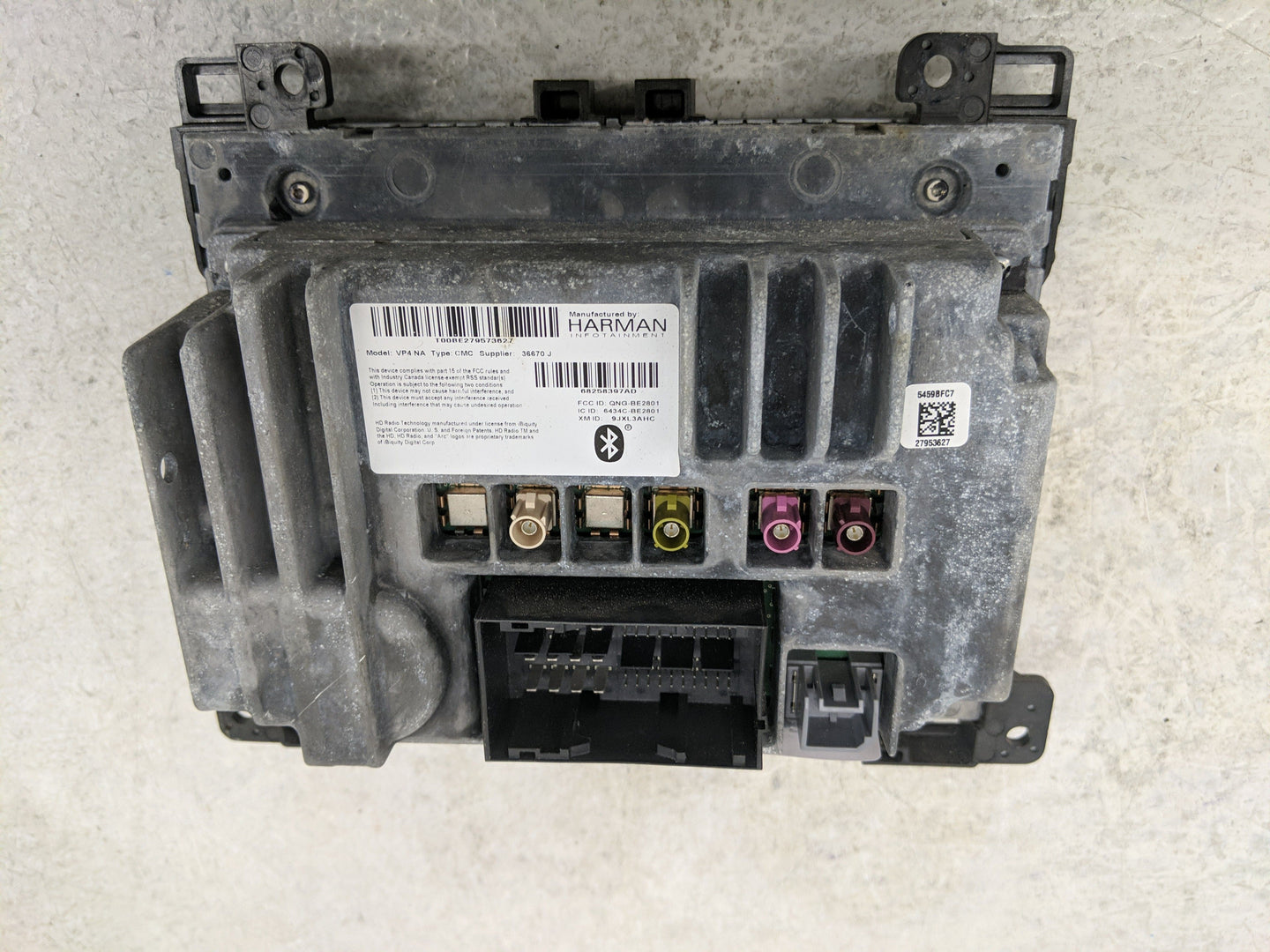 2015 Jeep Grand Cherokee Radio AM FM Cd Player Receiver Replacement P/N:6434C-BE2801 Fits OEM Used Auto Parts - Oemusedautop