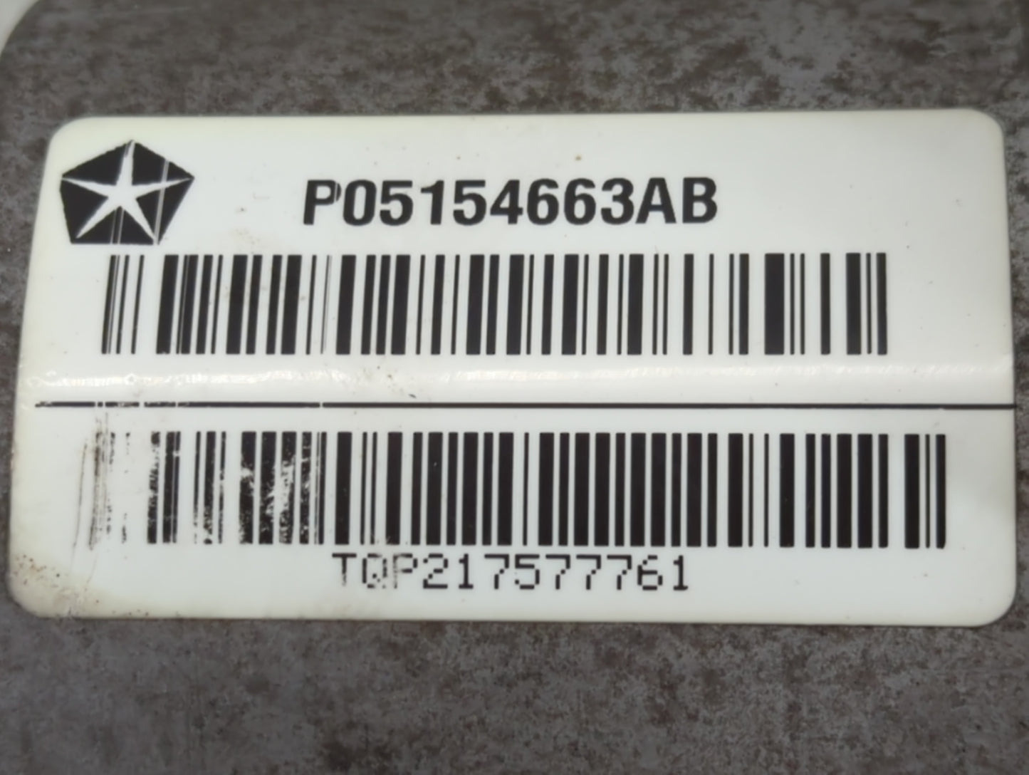 2015 Jeep Grand Cherokee ABS Pump Control Module Replacement P/N:P05154663AB Fits OEM Used Auto Parts - Oemusedautoparts1.co