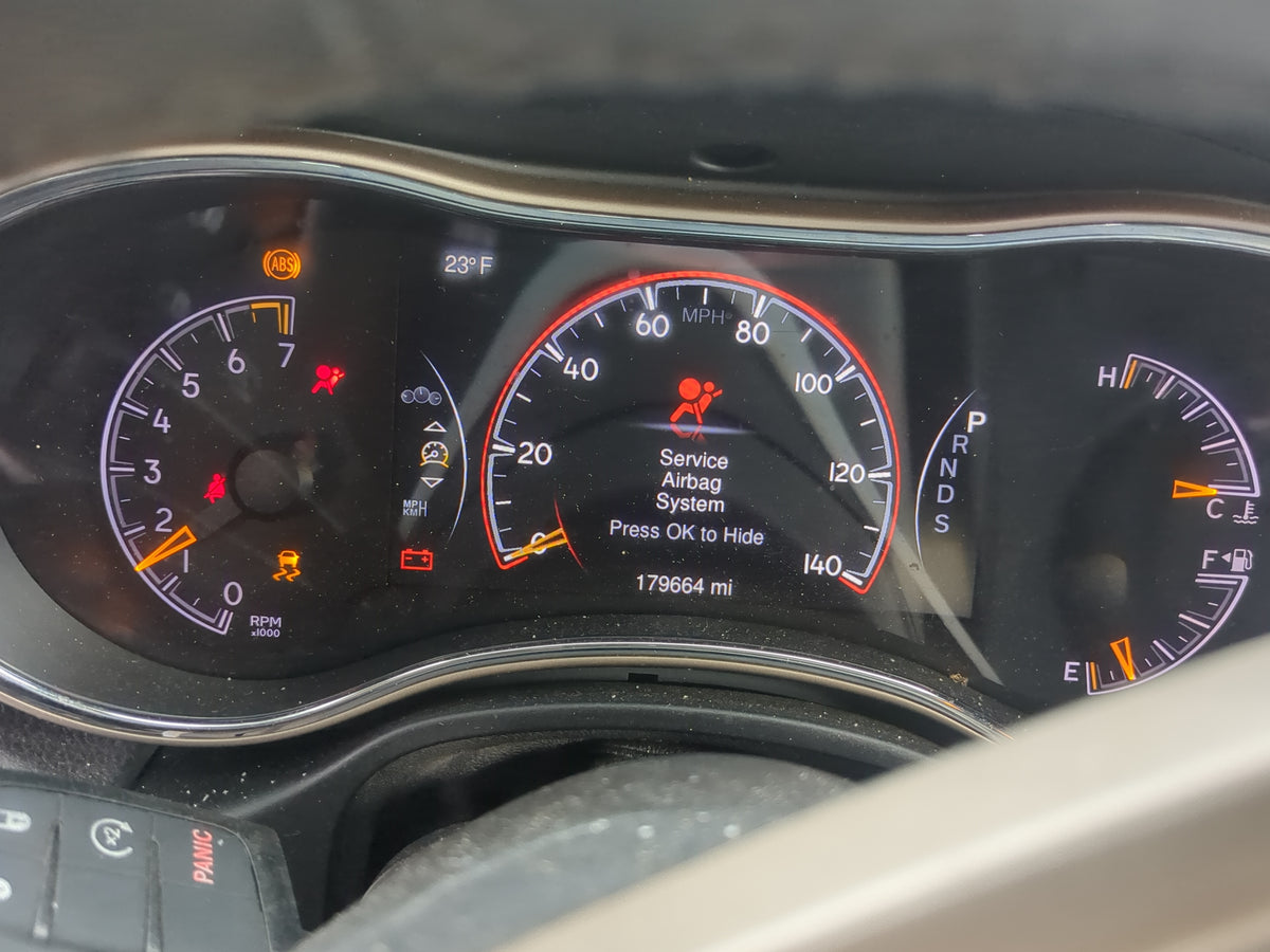 2015 Jeep Grand Cherokee Instrument Cluster Speedometer Gauges Miles:180K Fits OEM Used Auto Parts - Oemusedautoparts1.com