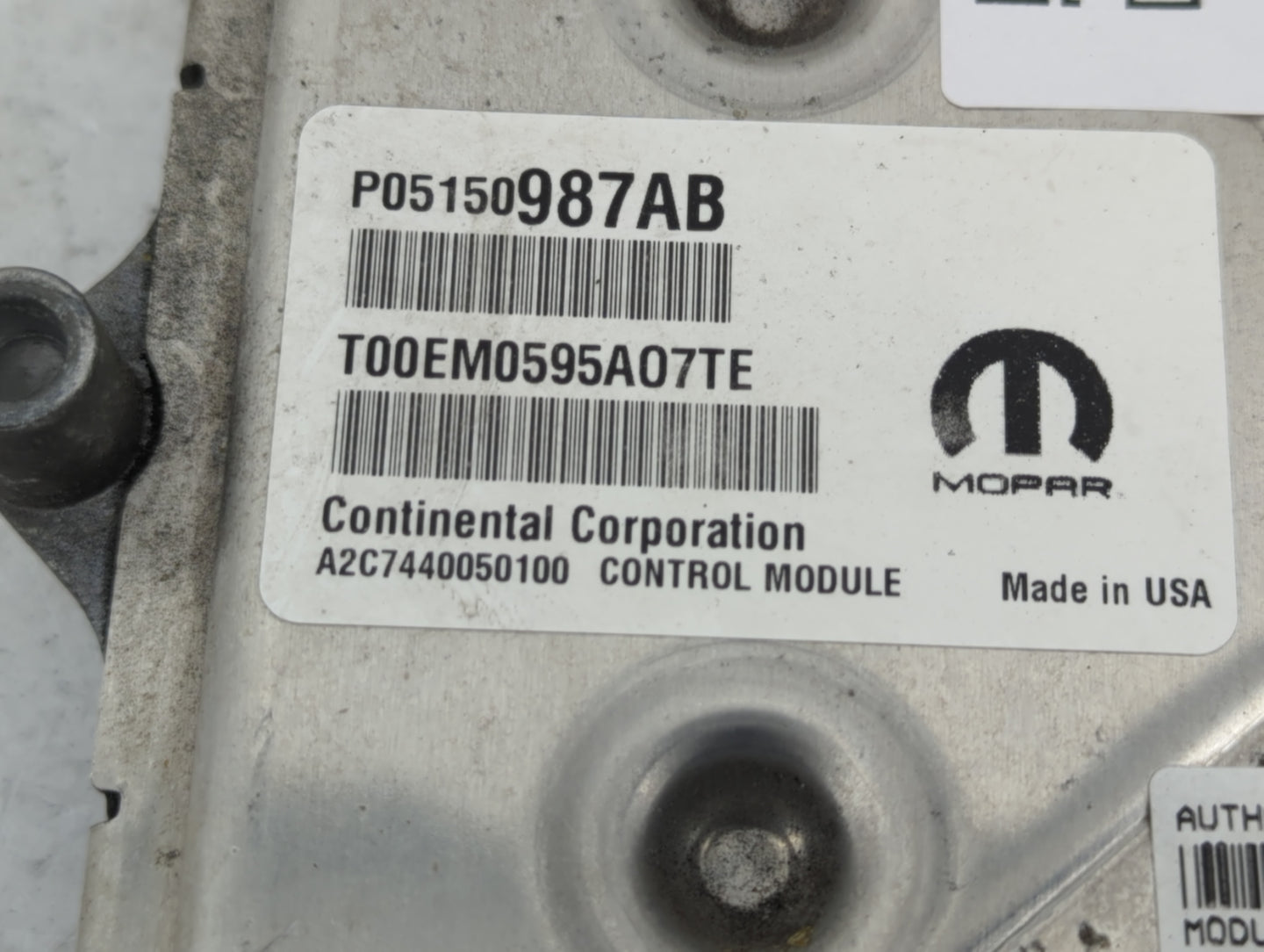 2015 Jeep Grand Cherokee PCM Engine Control Computer ECU ECM PCU OEM P/N:P68230007AC P05150987AB Fits OEM Used Auto Parts - 