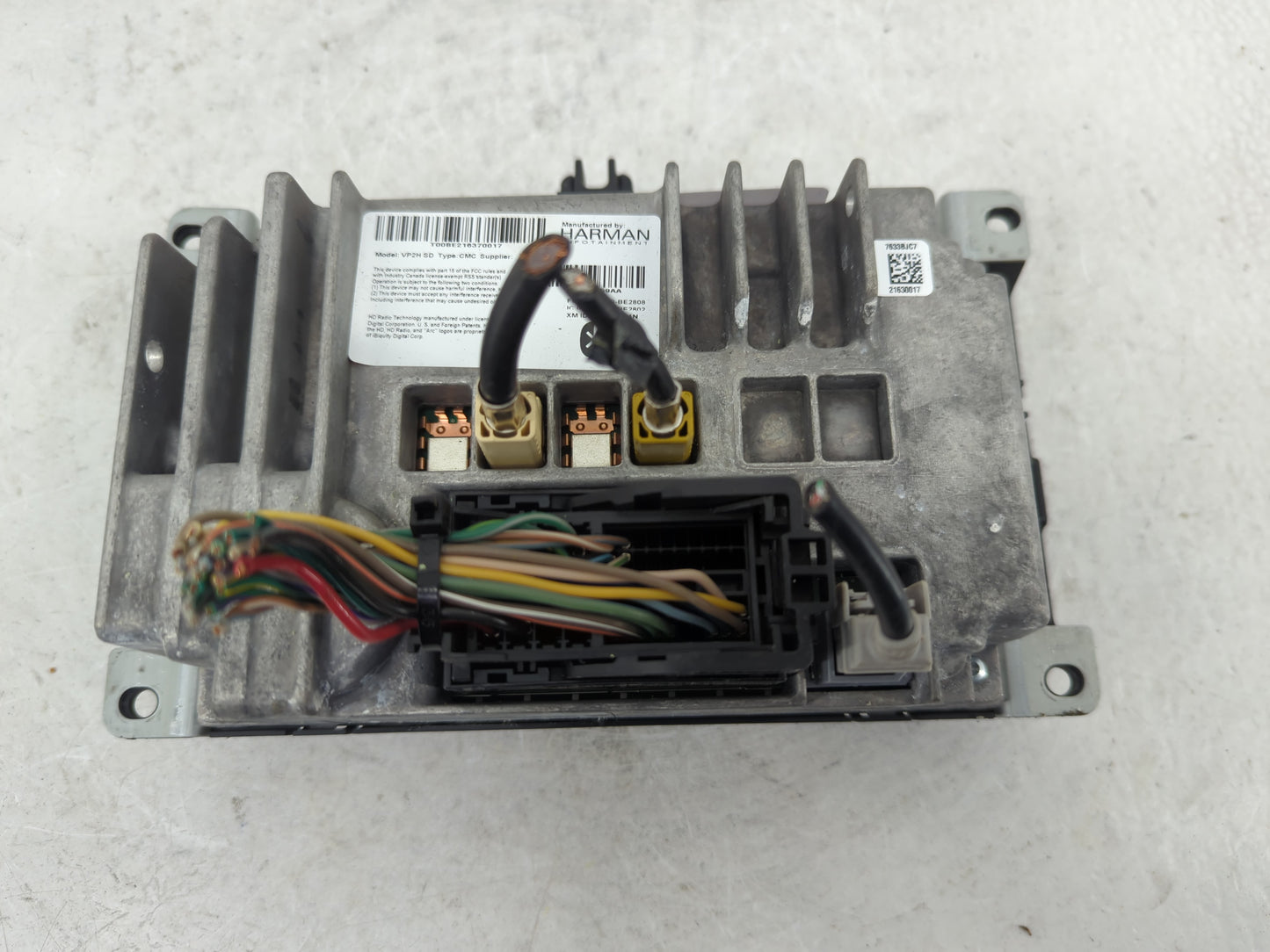 2015 Jeep Grand Cherokee Radio AM FM Cd Player Receiver Replacement P/N:68224559AA Fits OEM Used Auto Parts - Oemusedautopar