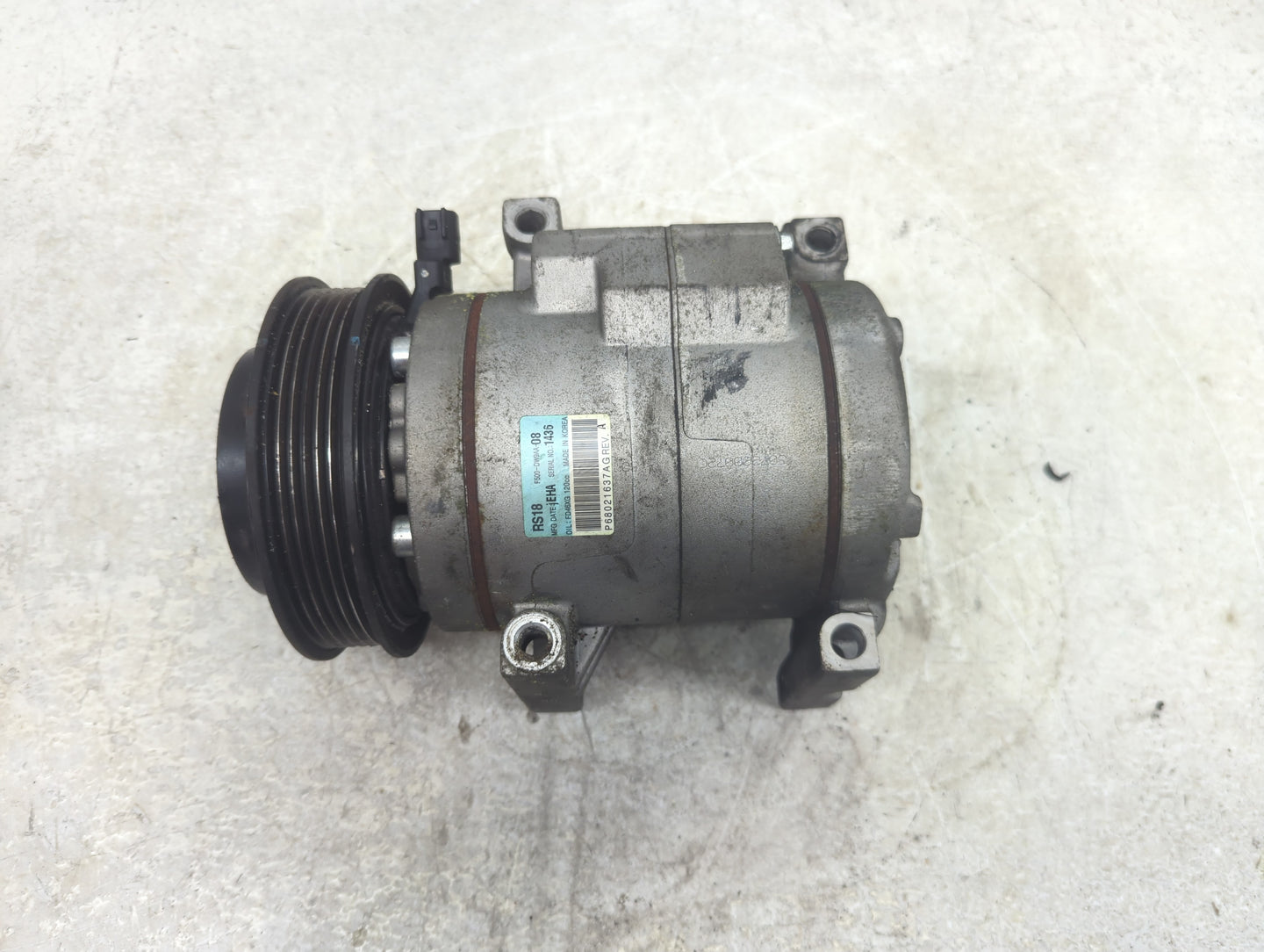 2011-2015 Jeep Grand Cherokee Air Conditioning A/c Ac Compressor Oem - Oemusedautoparts1.com