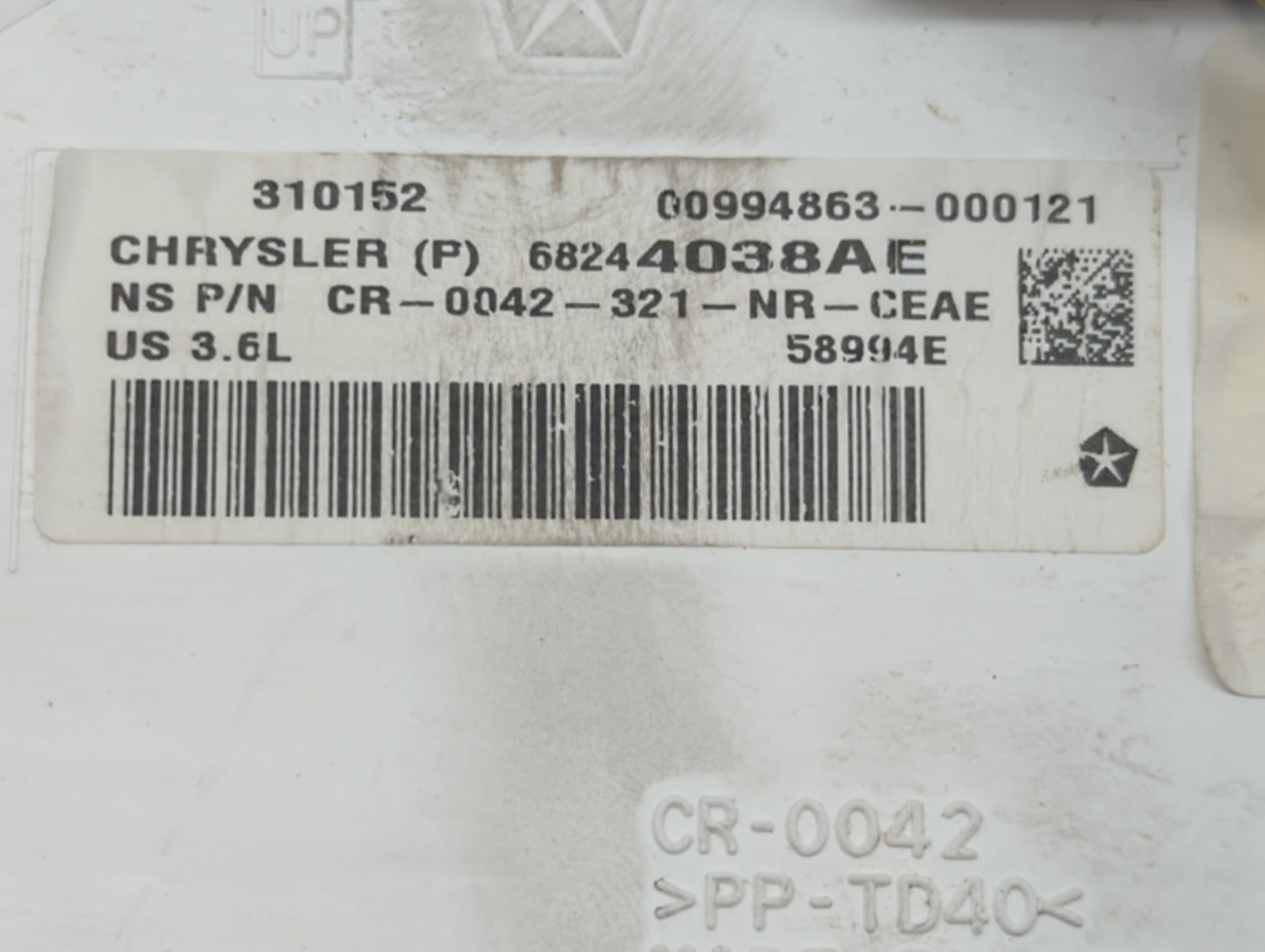 2015 Jeep Grand Cherokee Instrument Cluster Speedometer Gauges P/N:68244038AE Fits OEM Used Auto Parts - Oemusedautoparts1.c