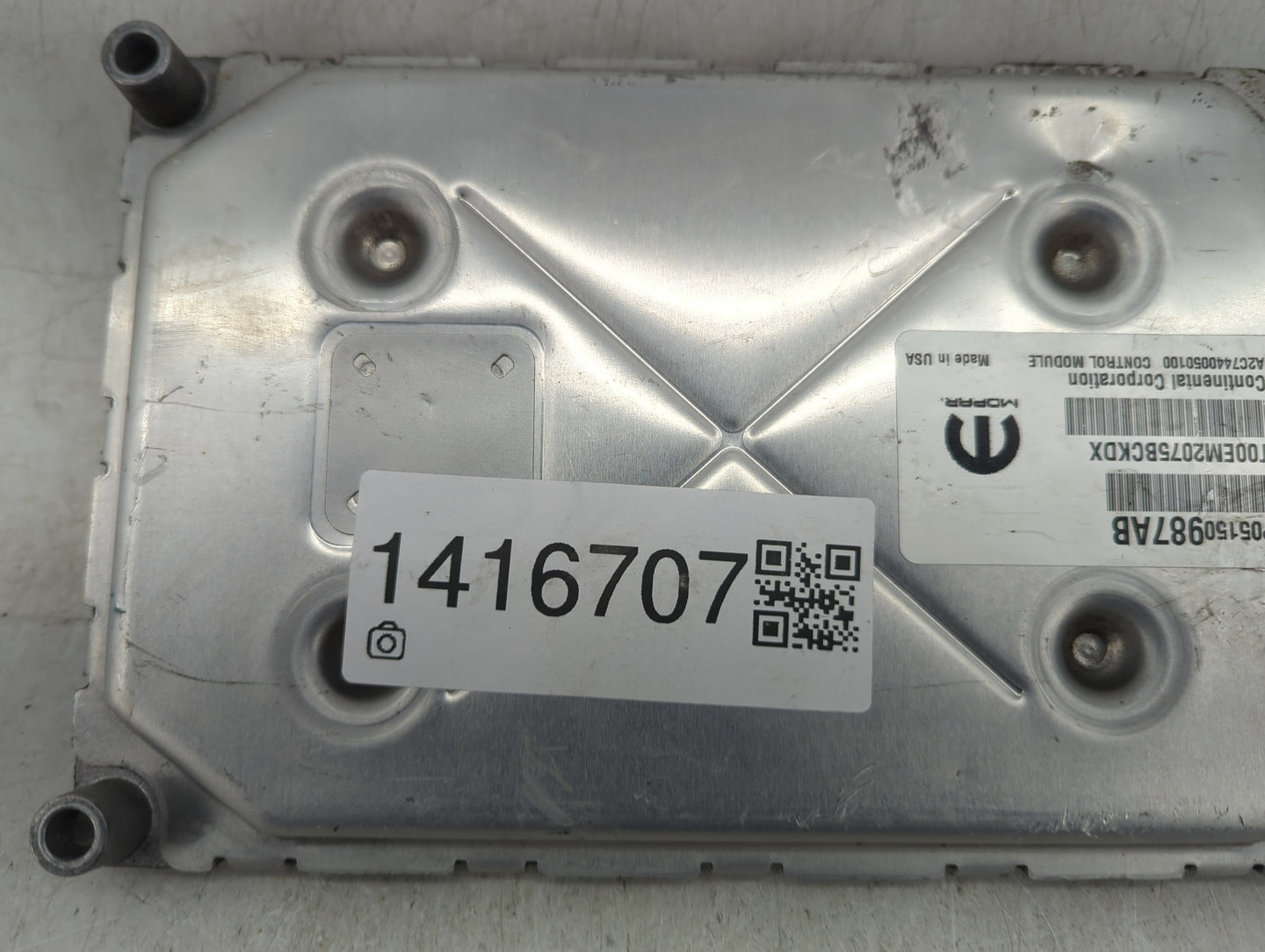2015 Jeep Grand Cherokee PCM Engine Control Computer ECU ECM PCU OEM P/N:P05150987AB Fits OEM Used Auto Parts - Oemusedautop