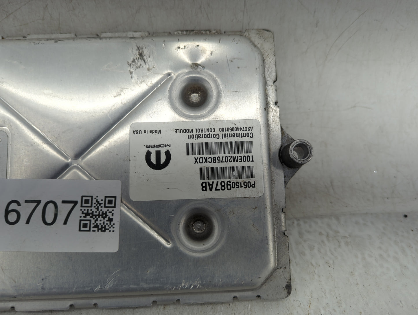 2015 Jeep Grand Cherokee PCM Engine Control Computer ECU ECM PCU OEM P/N:P05150987AB Fits OEM Used Auto Parts - Oemusedautop