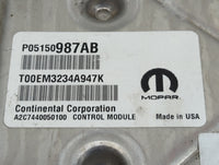 2015 Jeep Grand Cherokee PCM Engine Control Computer ECU ECM PCU OEM P/N:P68229960AD P05150987AB Fits OEM Used Auto Parts - 