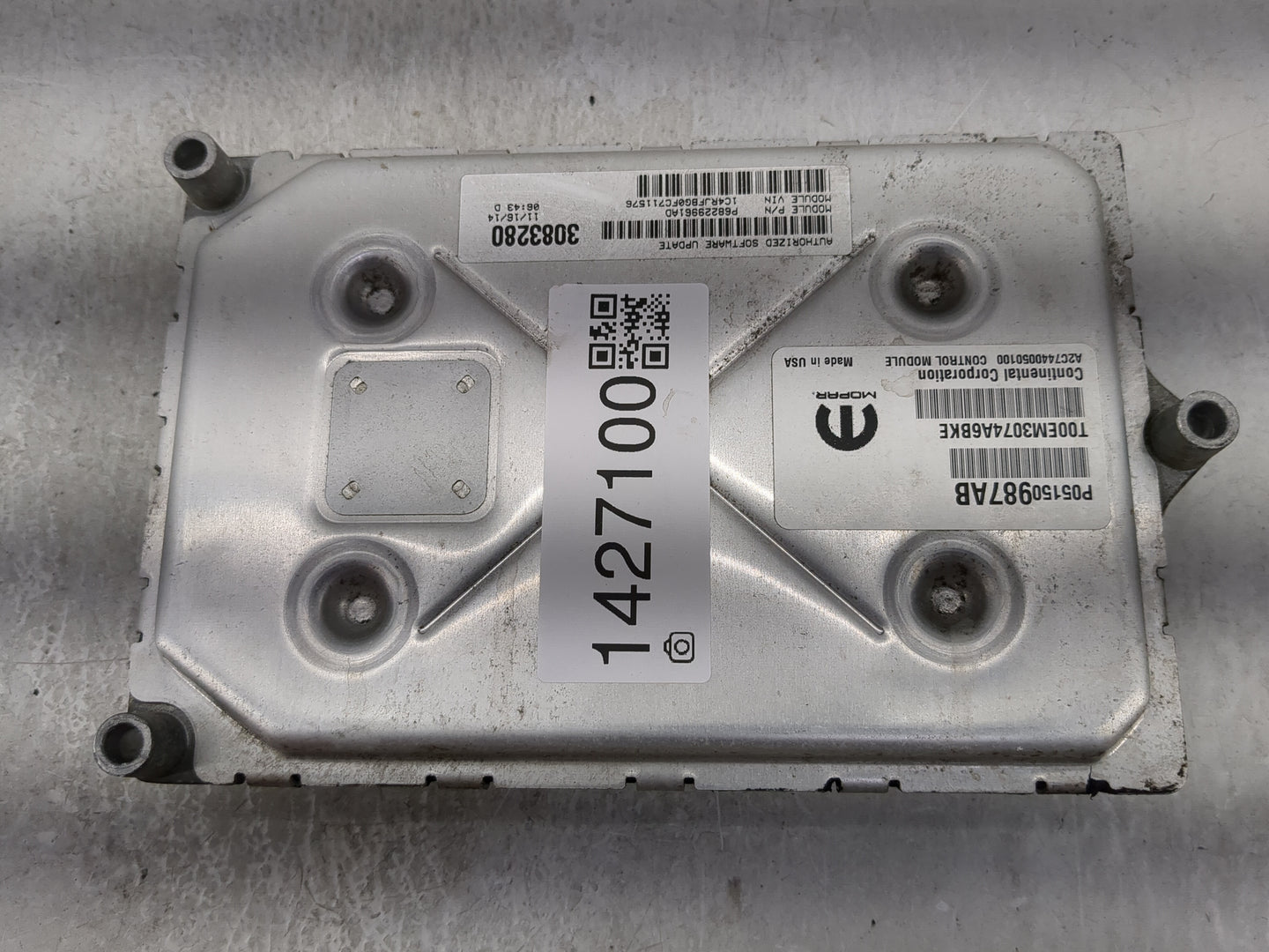 2015 Jeep Grand Cherokee PCM Engine Control Computer ECU ECM PCU OEM P/N:P05150987AB P68229861AD, A2C74005010, T00EM3074A6BK