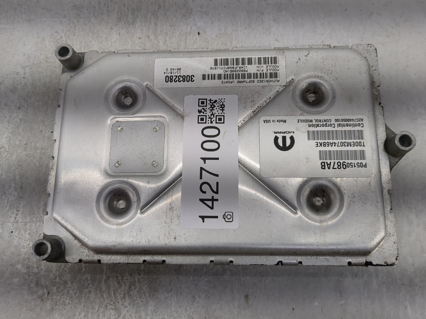 2015 Jeep Grand Cherokee PCM Engine Control Computer ECU ECM PCU OEM P/N:P05150987AB P68229861AD, A2C74005010, T00EM3074A6BK
