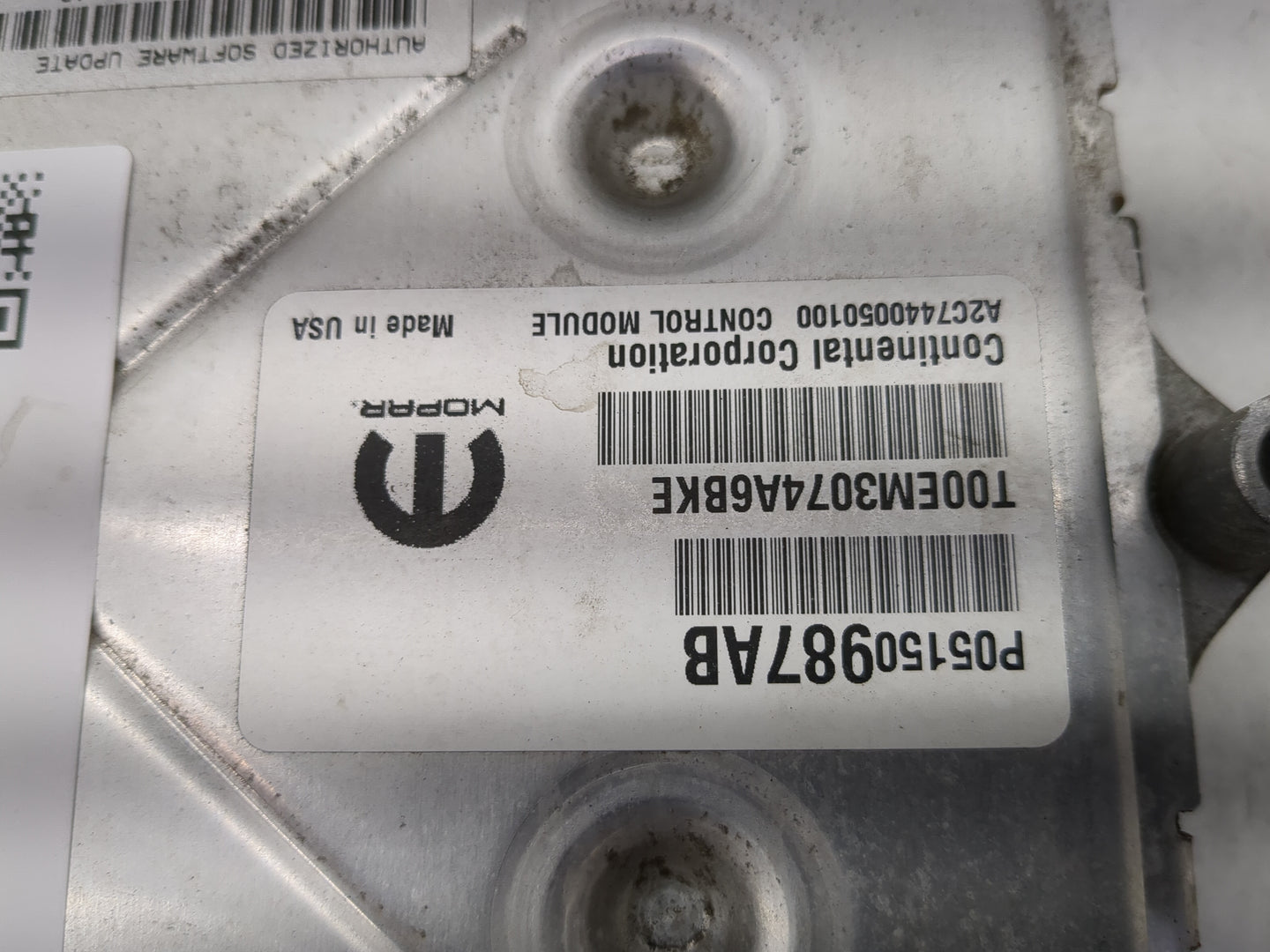 2015 Jeep Grand Cherokee PCM Engine Control Computer ECU ECM PCU OEM P/N:P05150987AB P68229861AD, A2C74005010, T00EM3074A6BK