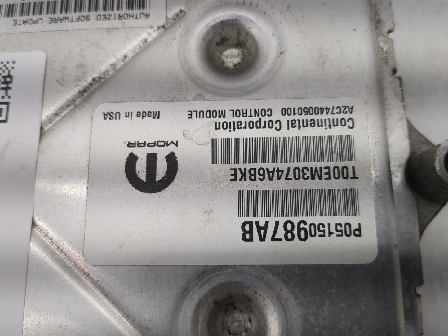 2015 Jeep Grand Cherokee PCM Engine Control Computer ECU ECM PCU OEM P/N:P05150987AB P68229861AD, A2C74005010, T00EM3074A6BK