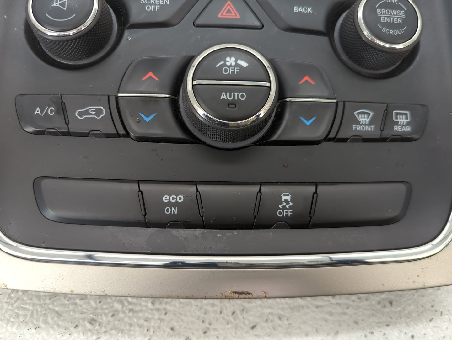 2014-2015 Jeep Grand Cherokee Climate Control Module Temperature AC/Heater Replacement P/N:P56054378AF Fits Fits 2014 2015 O