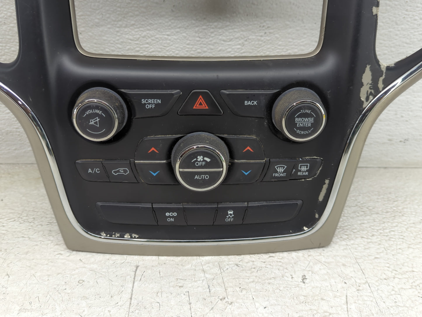 2014-2015 Jeep Grand Cherokee Climate Control Module Temperature AC/Heater Replacement P/N:P56054378AF Fits Fits 2014 2015 O