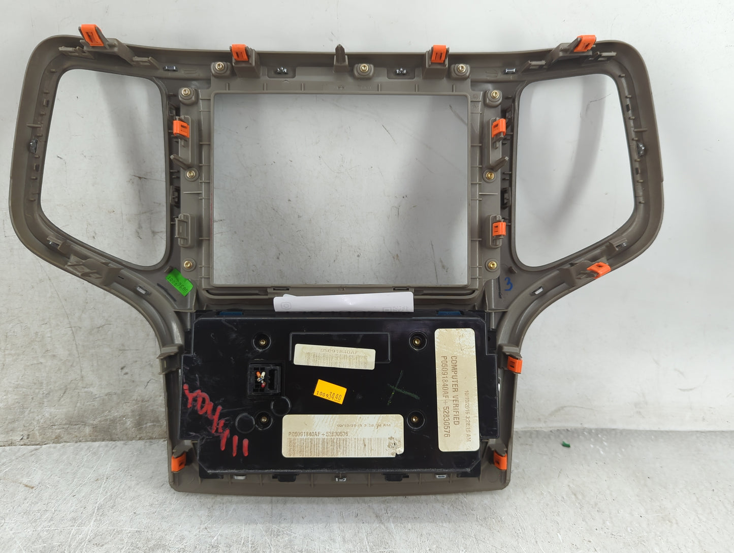 2014-2015 Jeep Grand Cherokee Climate Control Module Temperature AC/Heater Replacement P/N:P05091840AF 52830576 Fits OEM Use