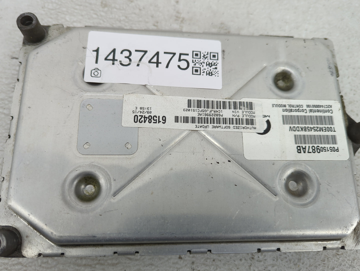2015 Jeep Grand Cherokee PCM Engine Control Computer ECU ECM PCU OEM P/N:P68229961AE P05150987AB, T00EM254SBKDDV, A2C7440501