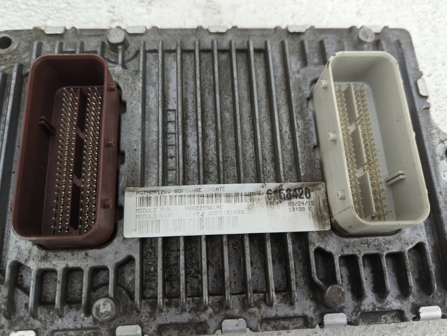 2015 Jeep Grand Cherokee PCM Engine Control Computer ECU ECM PCU OEM P/N:P68229961AE P05150987AB, T00EM254SBKDDV, A2C7440501