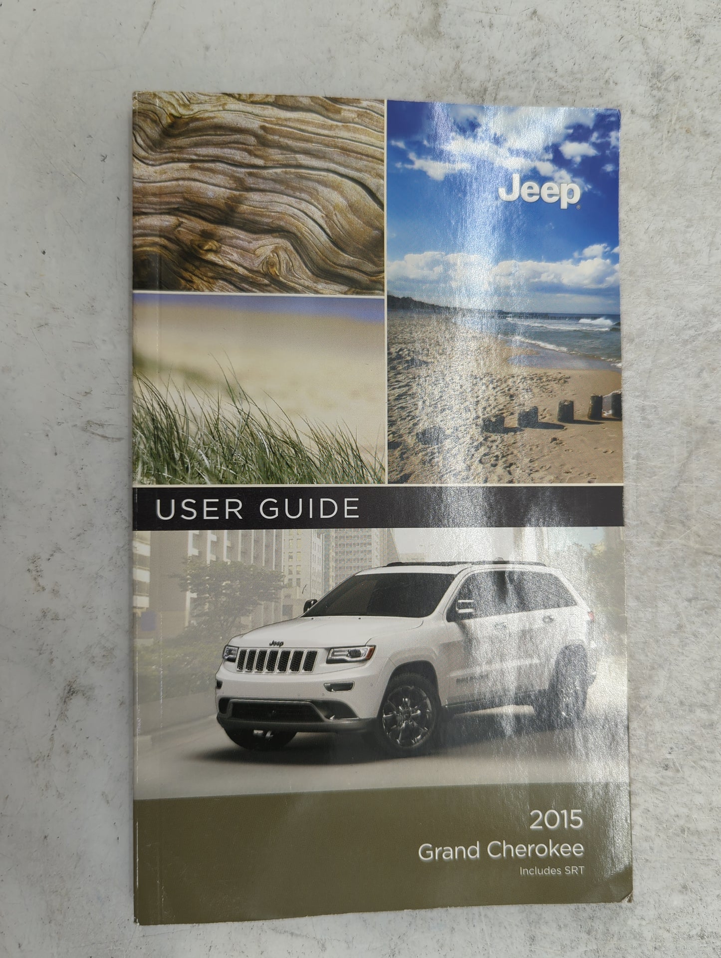 2015 Jeep Grand Cherokee Owners Manual Book Guide P/N:15WK741-926-AA OEM Used Auto Parts - Oemusedautoparts1.com
