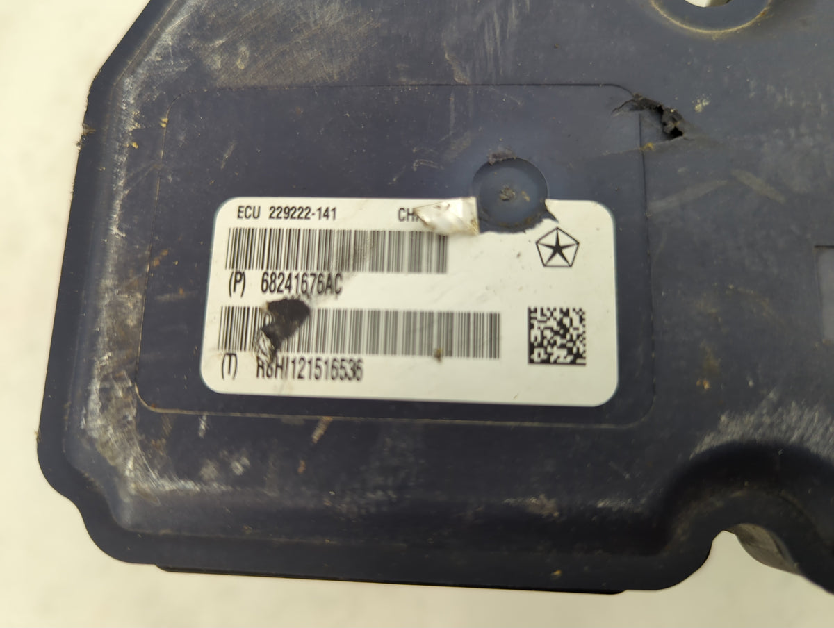 2015 Jeep Grand Cherokee Anti-Lock Brake ABS Pump Module Actuator OEM P/N:68241676AC P68241676AC, ECU229222-141 Fits OEM Use