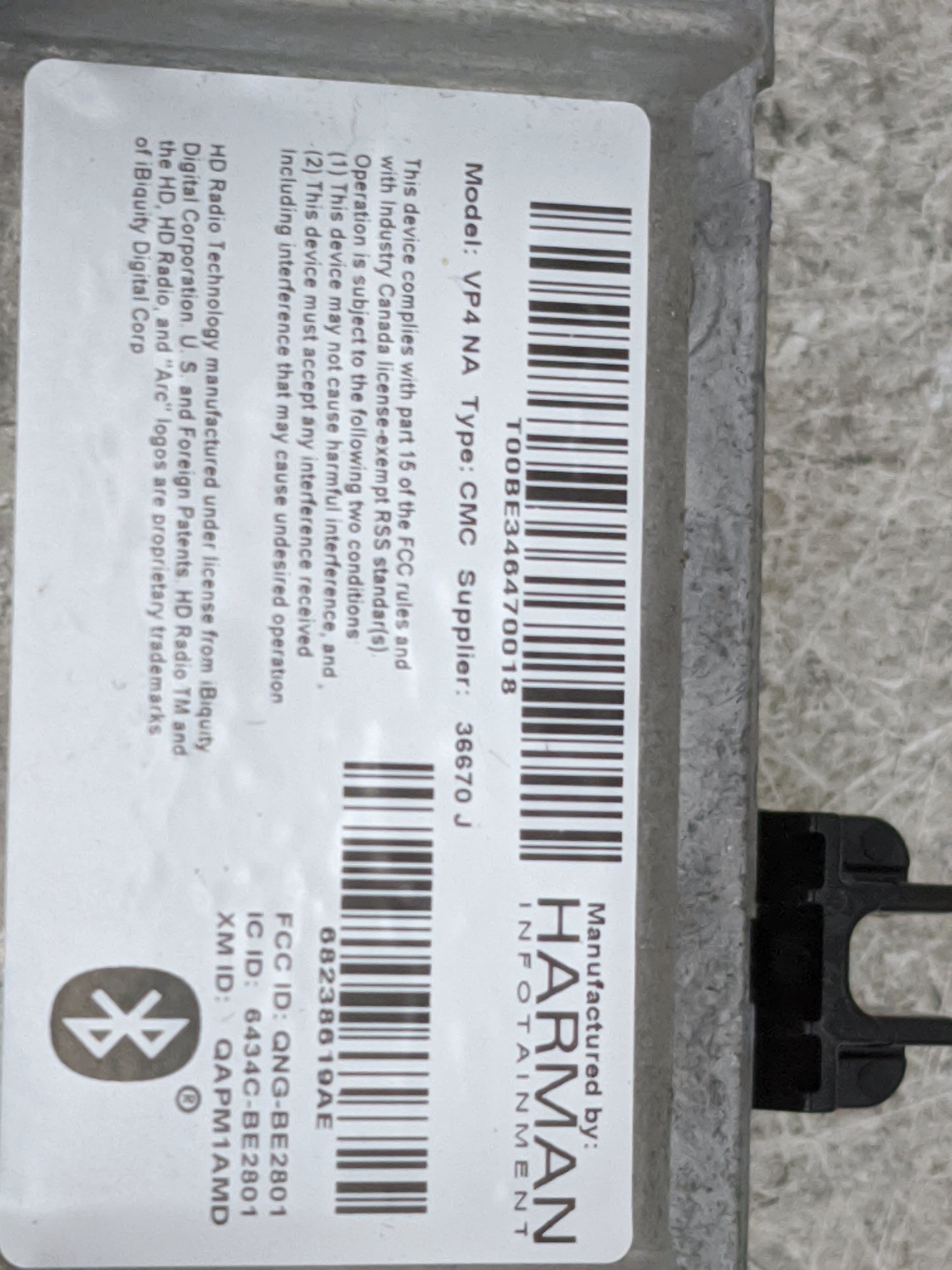 2015 Jeep Grand Cherokee Radio AM FM Cd Player Receiver Replacement P/N:T00BE3464700018 36670J, QNG-BE2801, 6434C-BE2801 Fit
