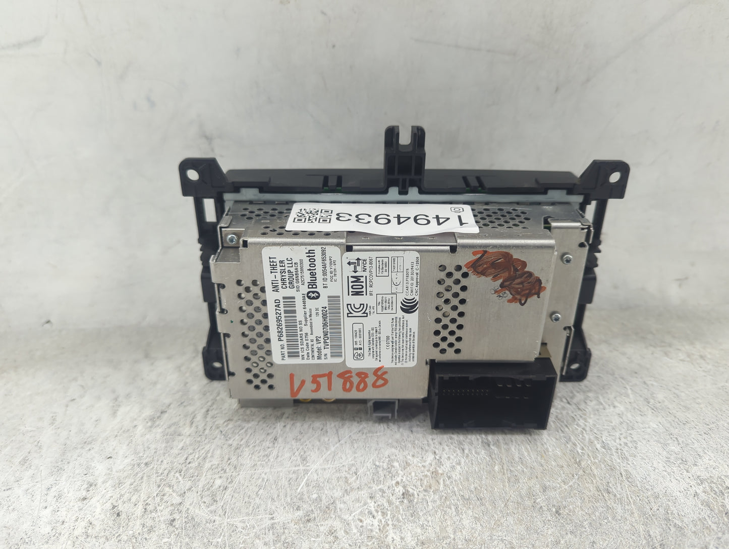 2015 Jeep Grand Cherokee Information Display Screen 1494933 - Oemusedautoparts1.com