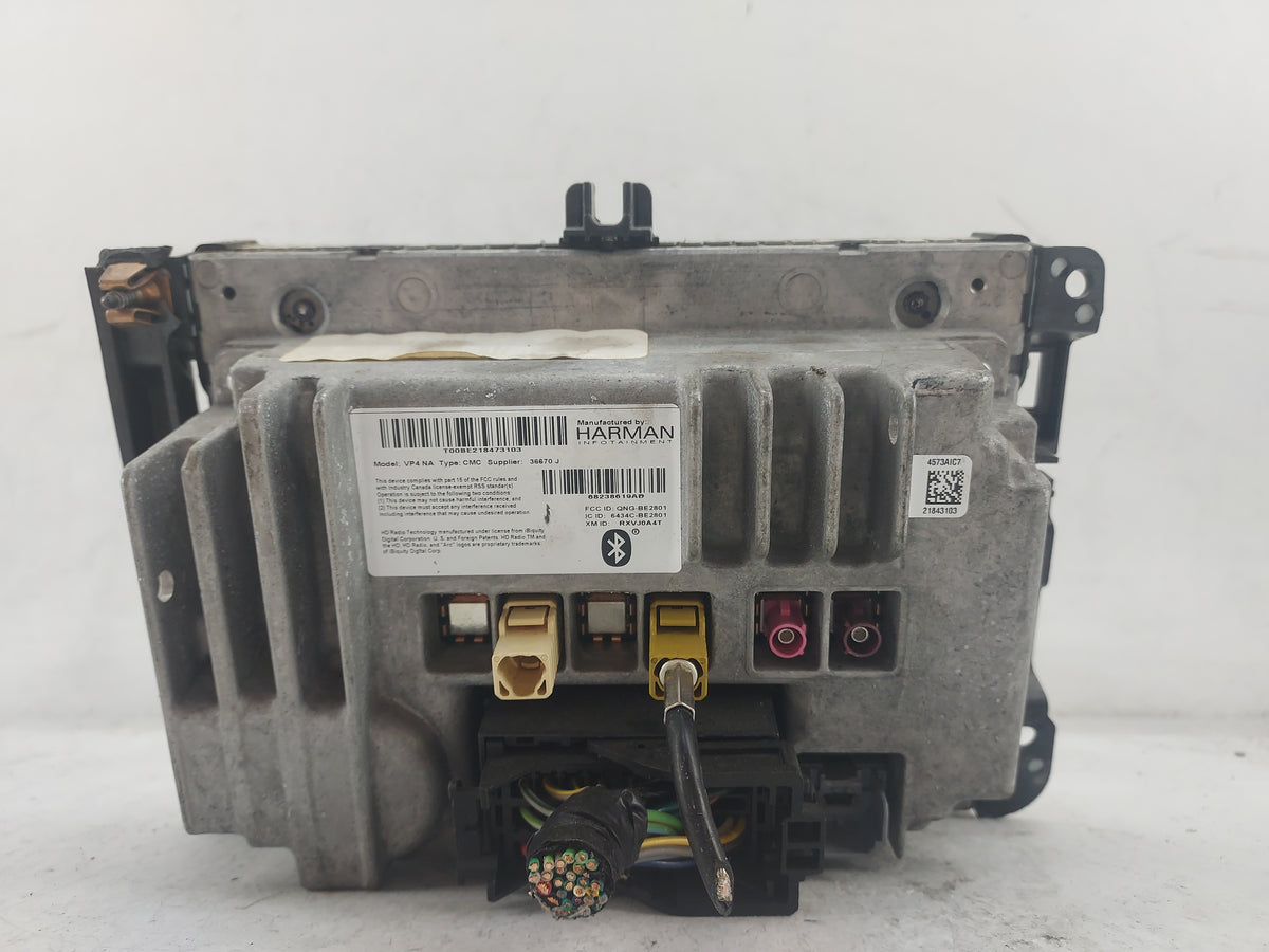 2015 Jeep Grand Cherokee Radio AM FM Cd Player Receiver Replacement P/N:T00BE218473103 68238619AD, QNG-BE2801, 6434C-BE2801 