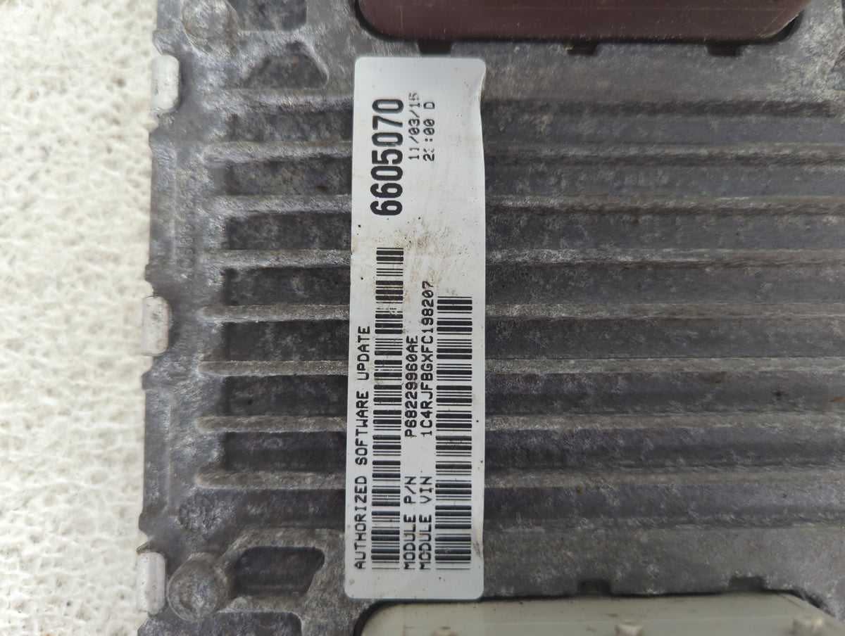 2015 Jeep Grand Cherokee PCM Engine Control Computer ECU ECM PCU OEM P/N:P05150987AB P68229960AE, T00EM2955BR41Z Fits OEM Us