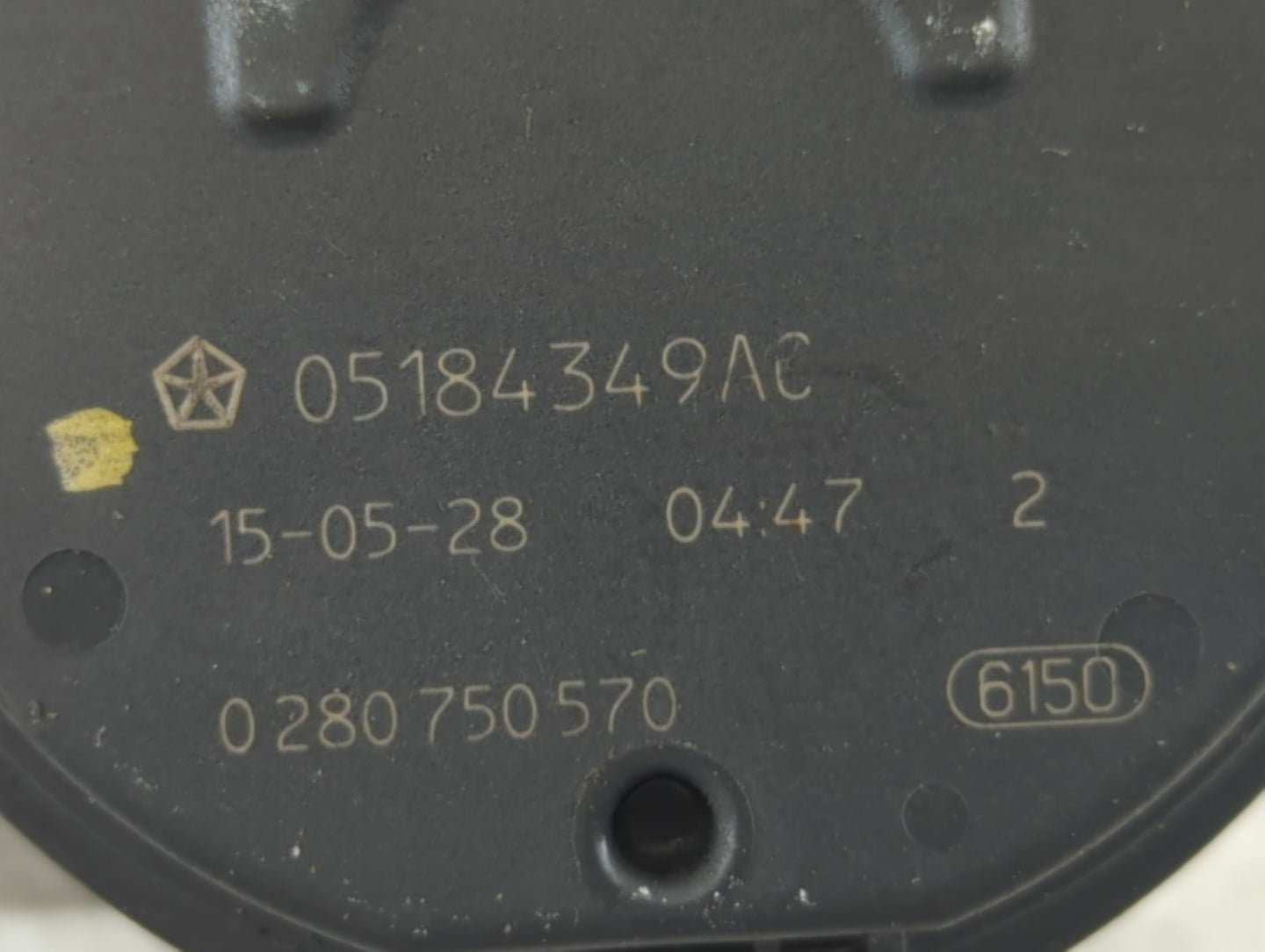 2011-2022 Jeep Grand Cherokee Throttle Body P/N:0 280 750 570 05184349AC Fits OEM Used Auto Parts - Oemusedautoparts1.com