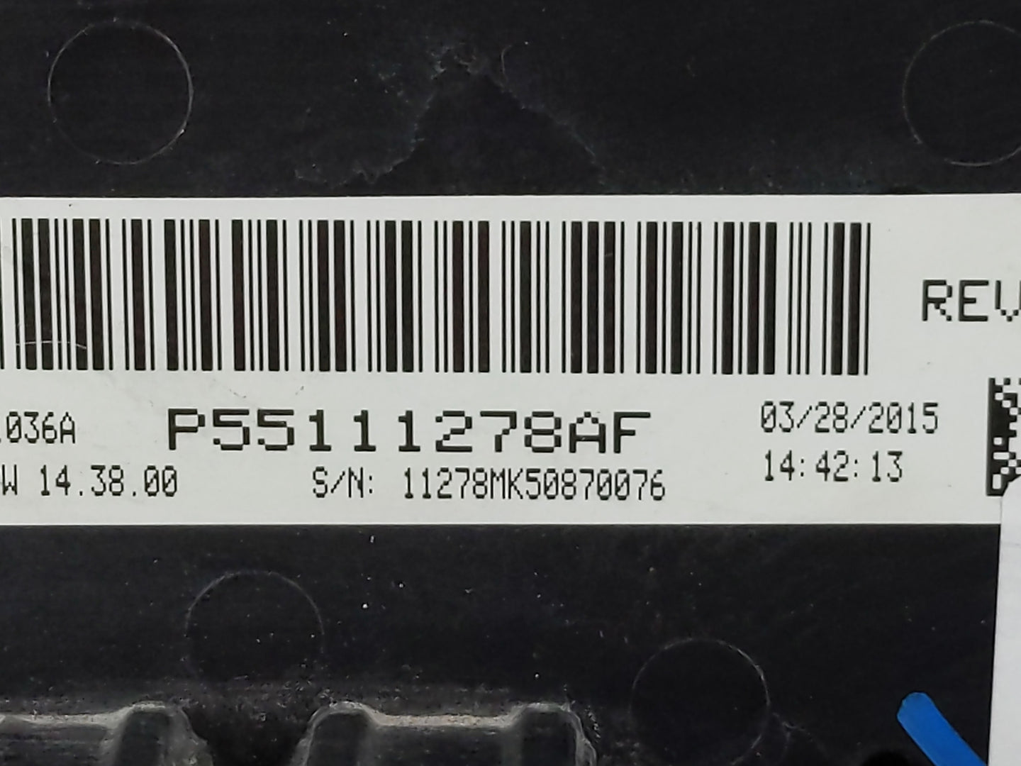 2011-2017 Jeep Patriot Climate Control Module Temperature AC/Heater Replacement P/N:P55111278AF Fits OEM Used Auto Parts - O